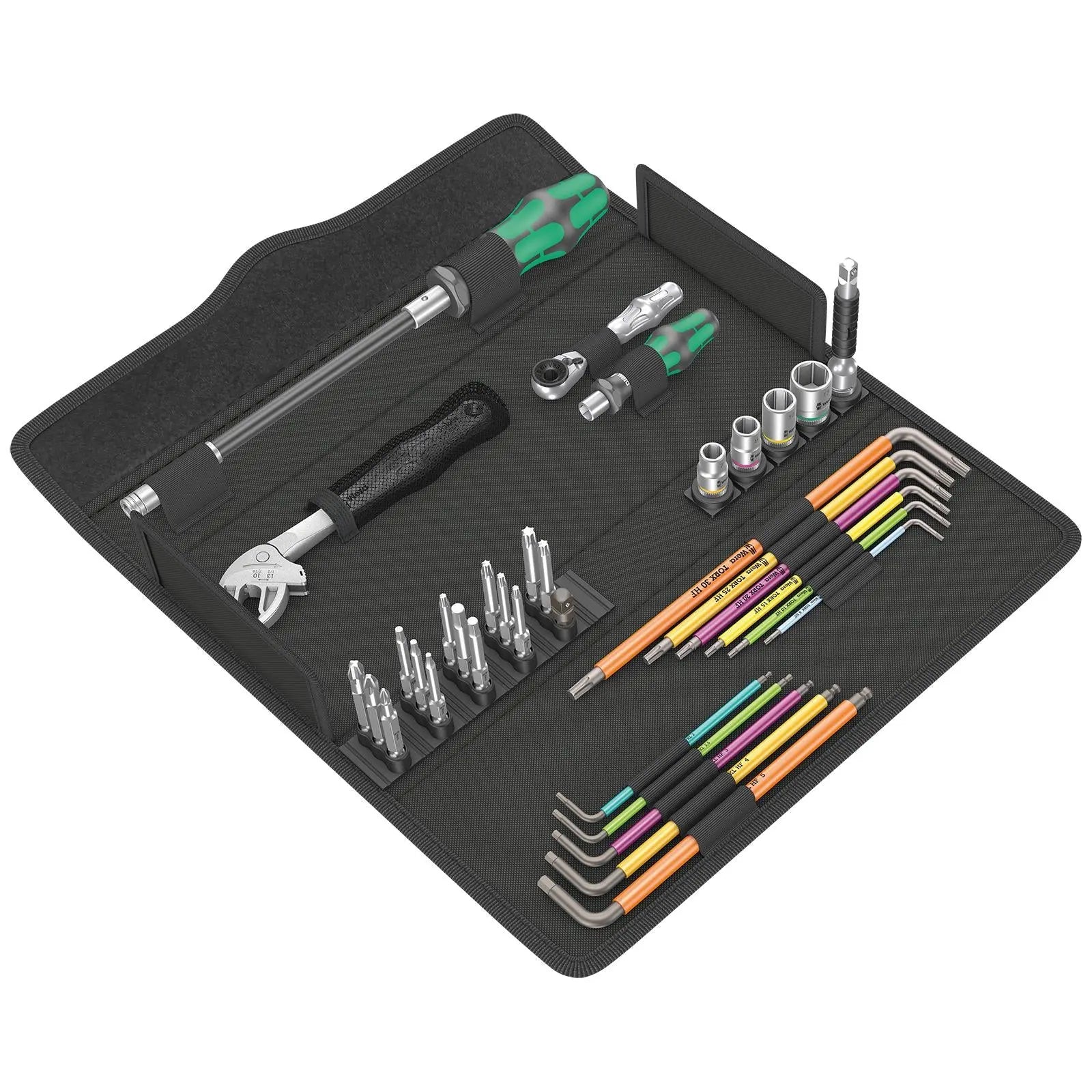 Wera Kraftform Kompakt F 1 Screwdriver Hex Key Tool Set for Window Intallation 35 Piece 