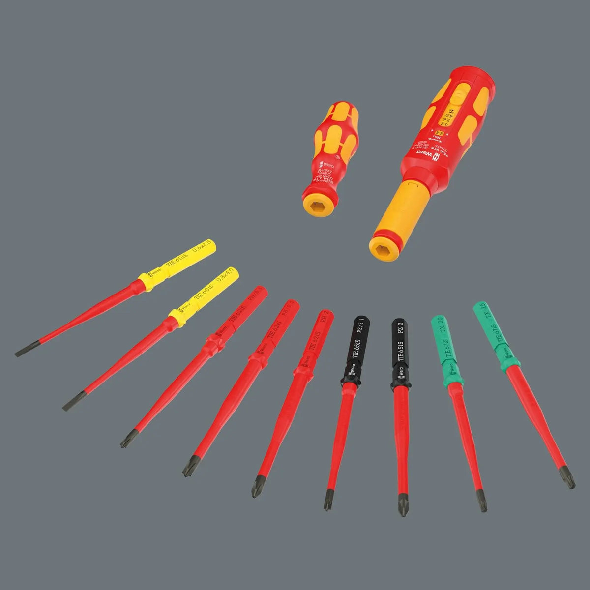 Wera Kraftform Kompakt VDE Safe Torque Speed Switch Cabinet Set Basic 1, 11 Pieces  White Rose Tools