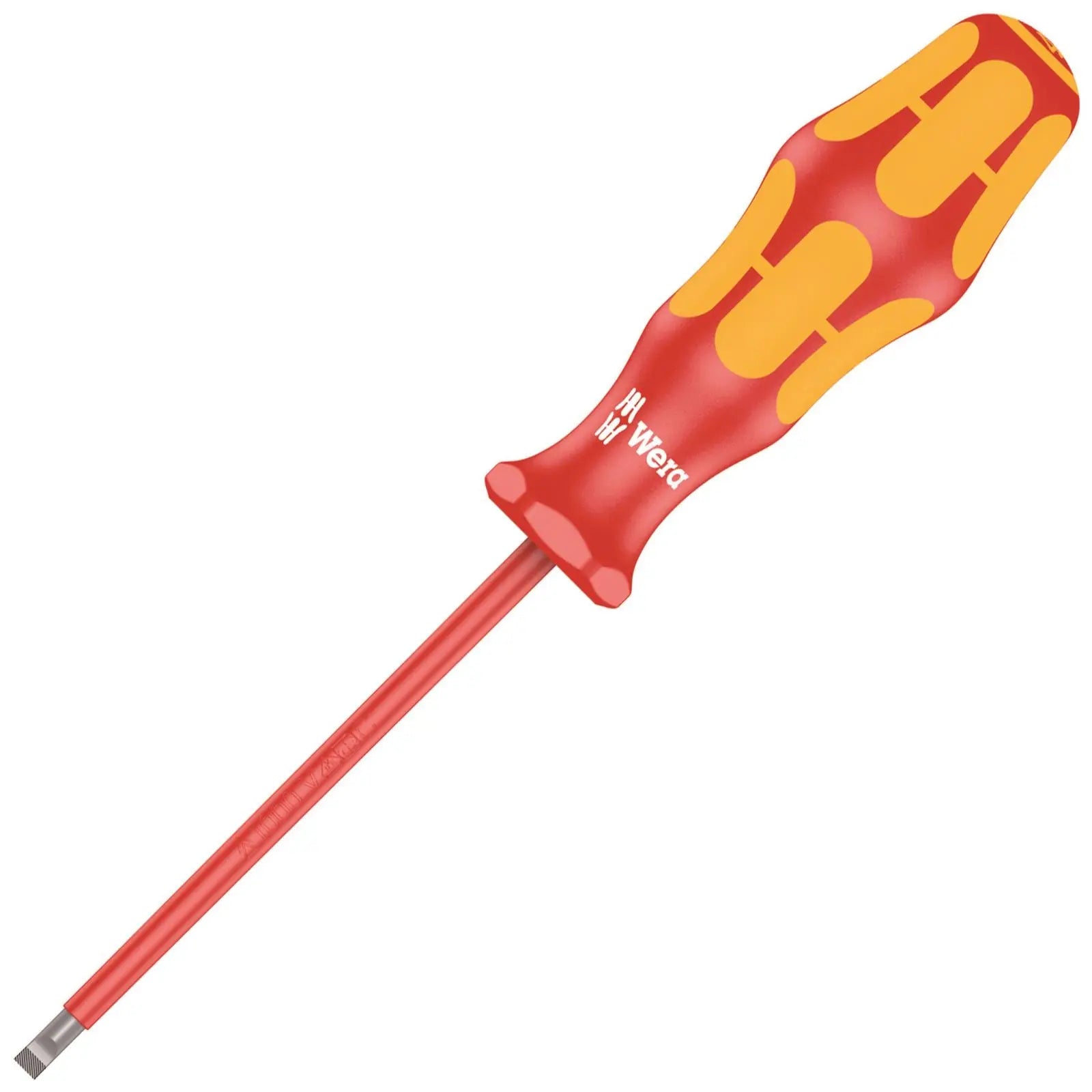 Wera Kraftform Plus VDE Insulated Screwdrivers 160i Slotted Lasertip 10,000V 