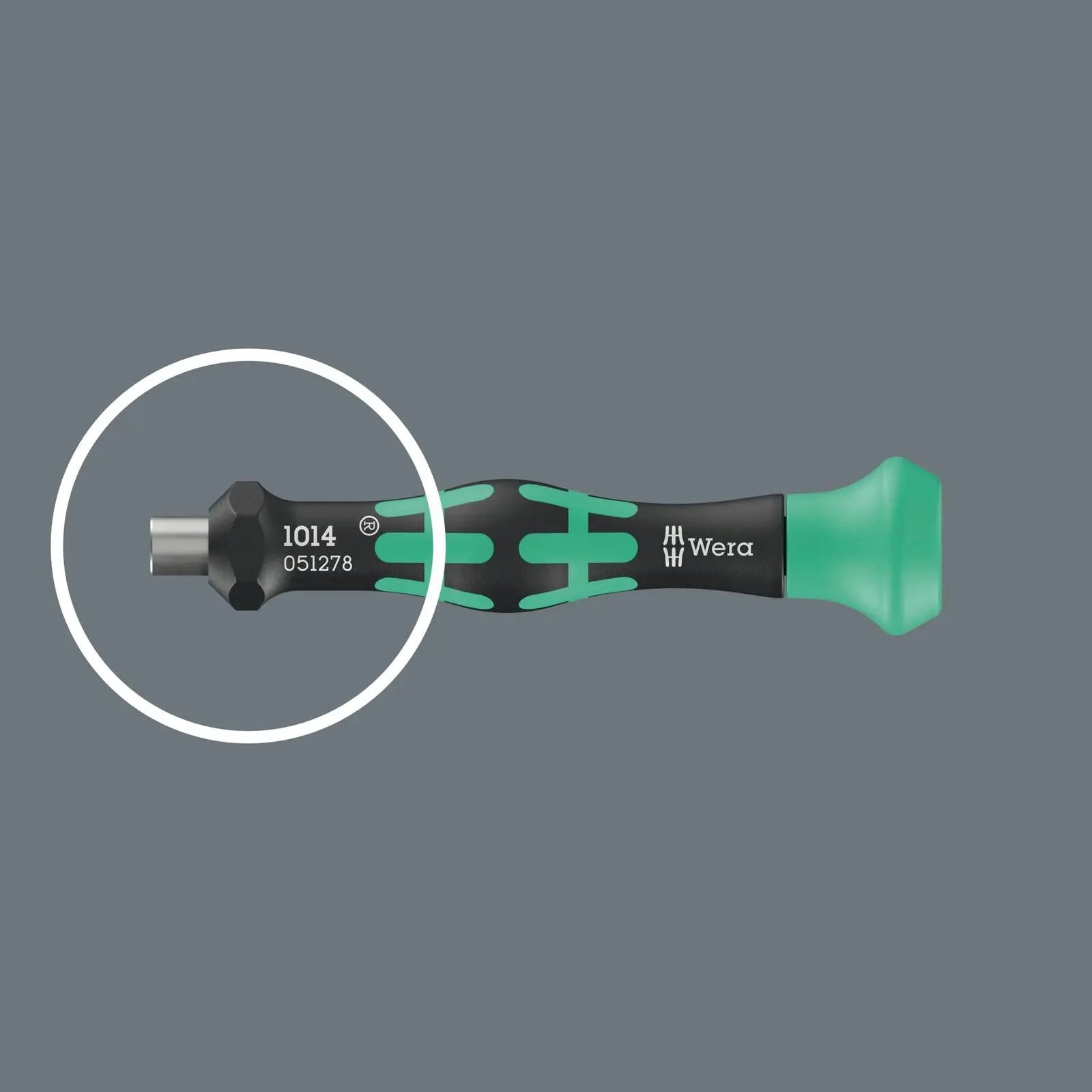 Wera Micro Bit Holding Precision Screwdriver 1014 Kraftform Micro for 4mm Hex Drive Bits  White Rose Tools