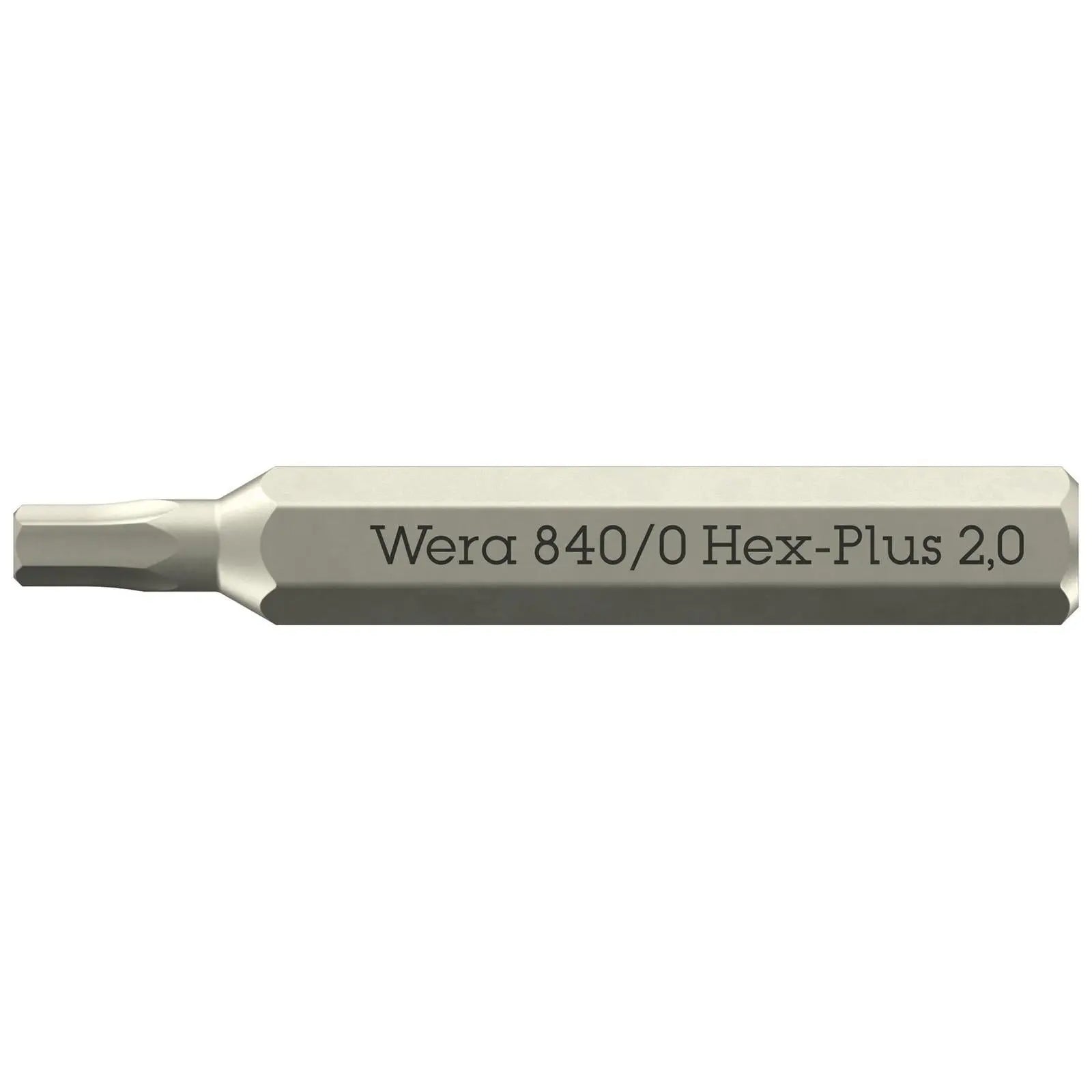 Wera Micro Precision Screwdriver Bits with 4mm Hex Drive Phillips Pozi Slotted Hex Torx - Choose Size  White Rose Tools