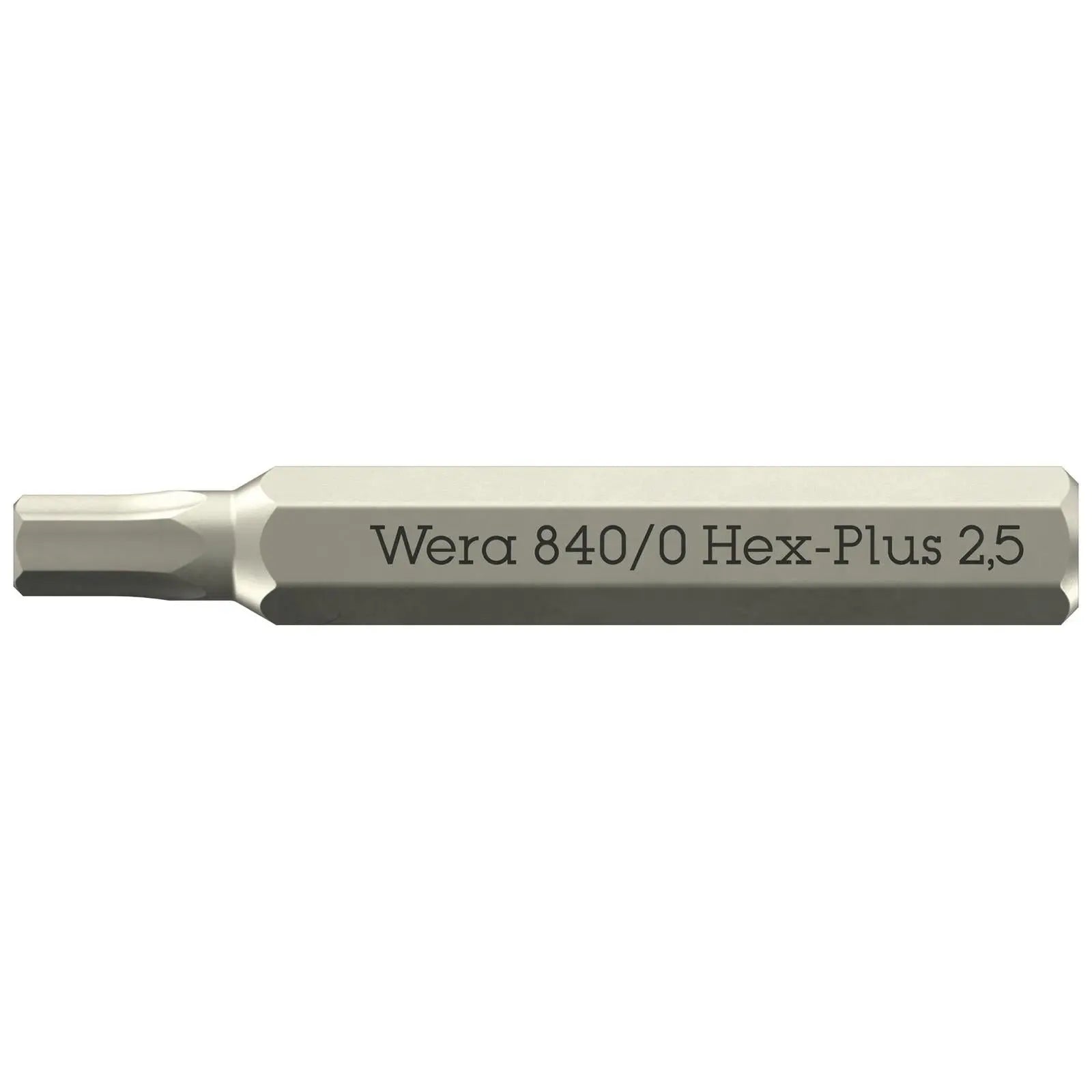 Wera Micro Precision Screwdriver Bits with 4mm Hex Drive Phillips Pozi Slotted Hex Torx - Choose Size  White Rose Tools