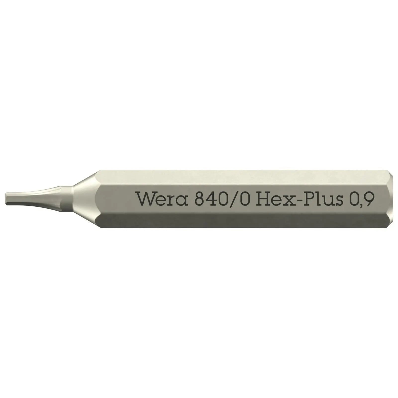 Wera Micro Precision Screwdriver Bits with 4mm Hex Drive Phillips Pozi Slotted Hex Torx - Choose Size  White Rose Tools