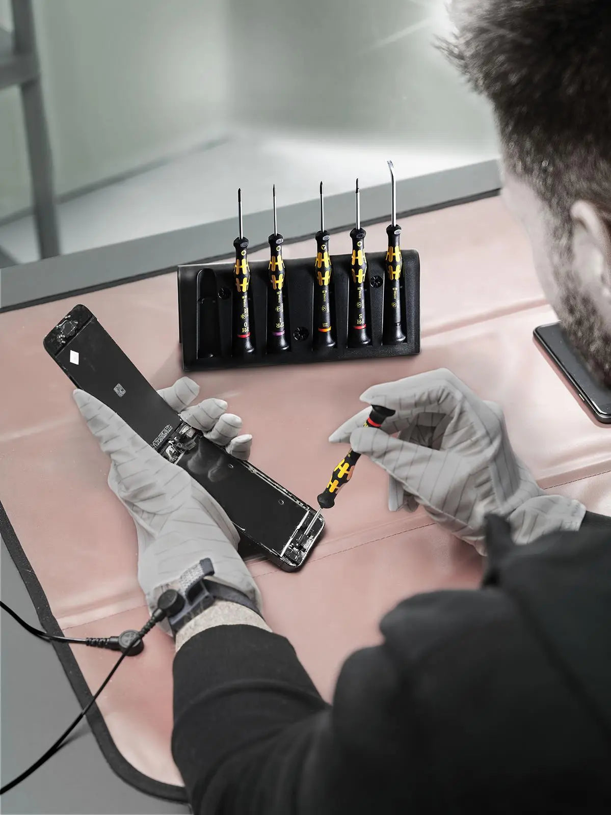Wera Micro Screwdriver Set Kraftform Micro 6 ESD Smartphone Repair Kit 1 6 Piece 