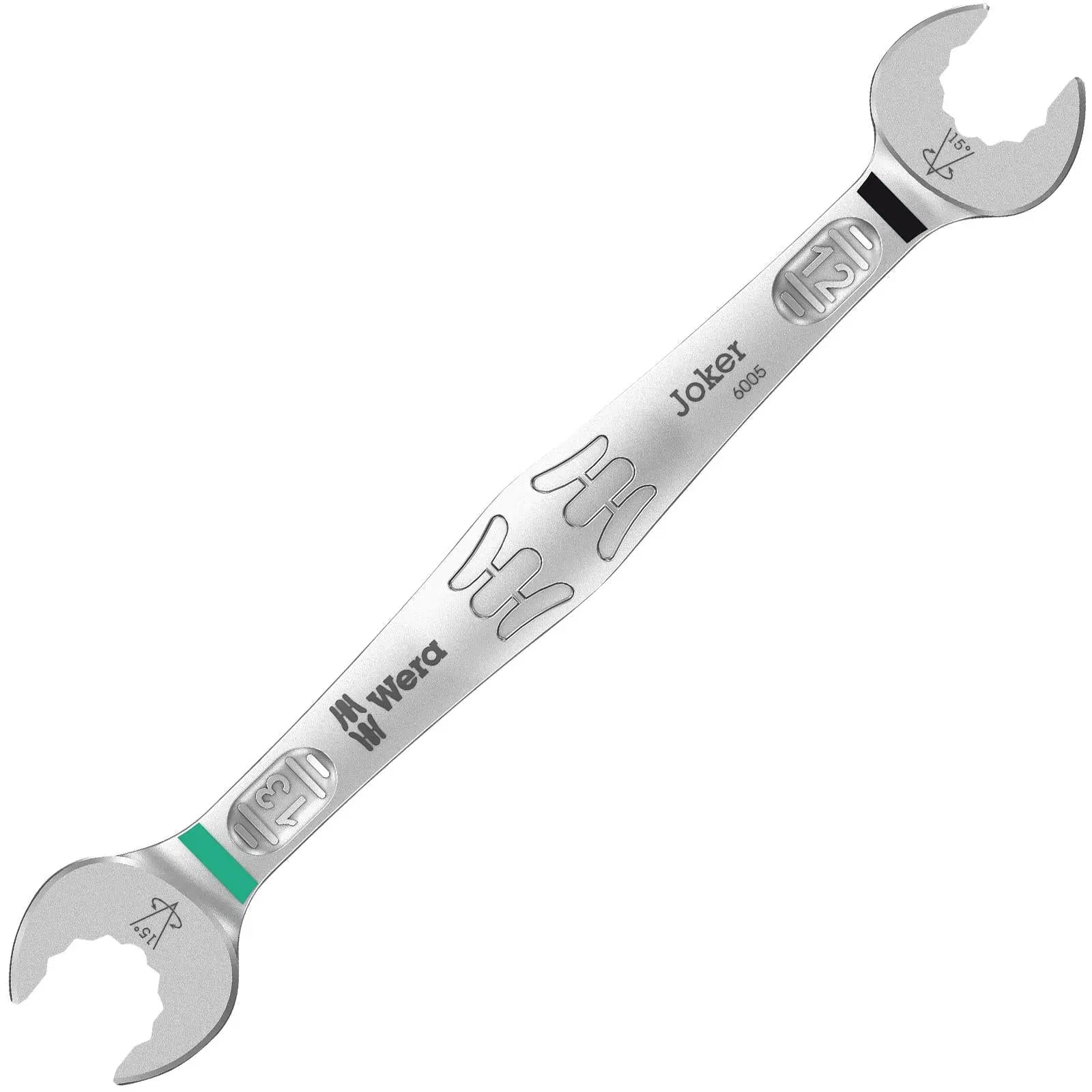 Wera Open Ended Spanner Wrench 6005 Joker Individual  White Rose Tools