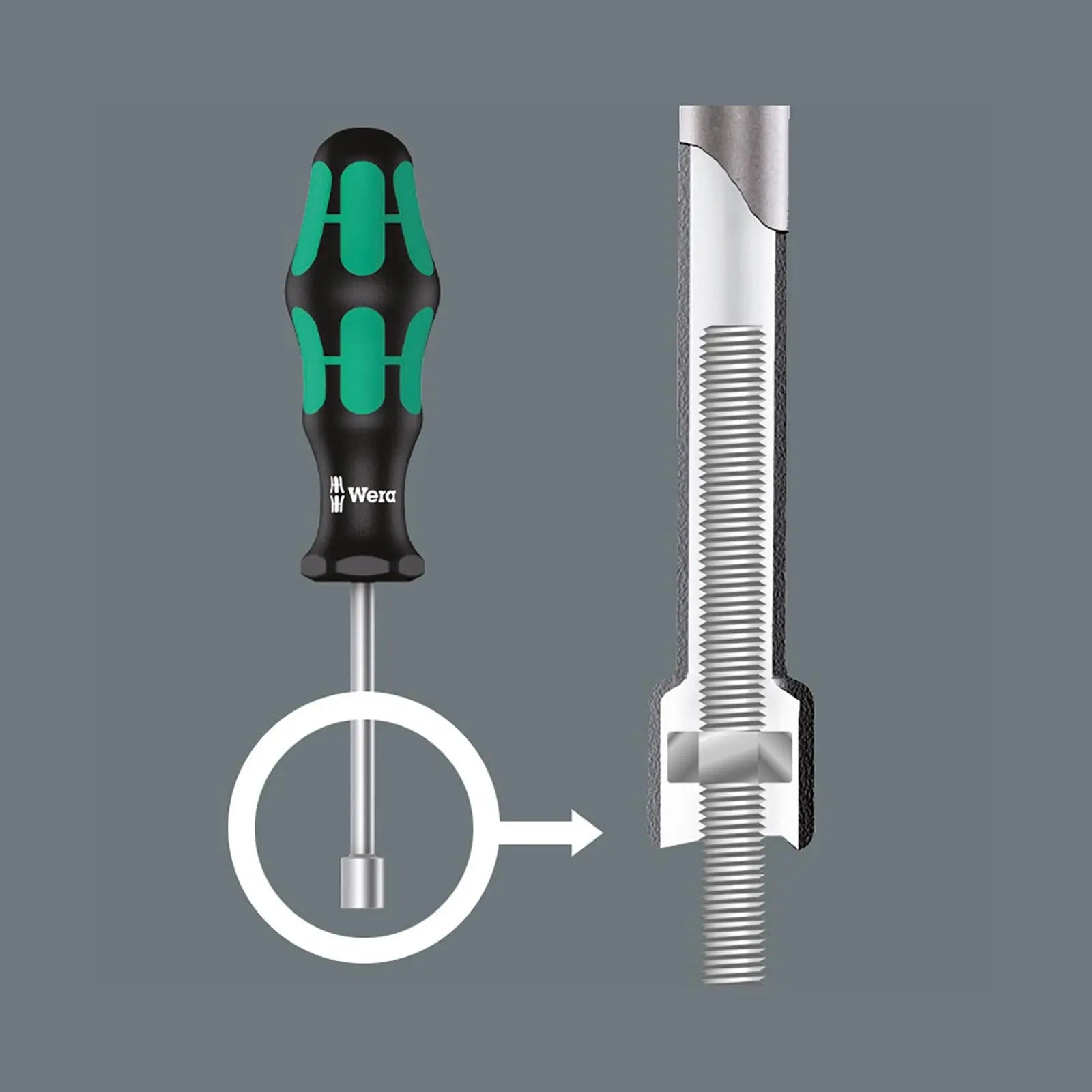 Wera Plumbers Kit 1/4" Drive 25 Piece Kraftform Kompakt SH 1 PlumbKit  White Rose Tools