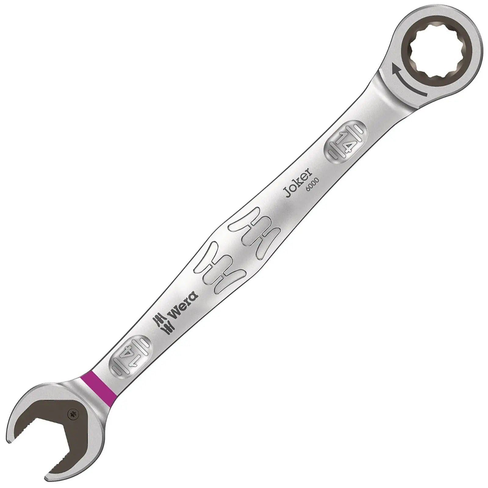 Wera Ratchet Combination Spanner Wrench 6000 Joker Metric Imperial Open End Ring Choose Size  White Rose Tools