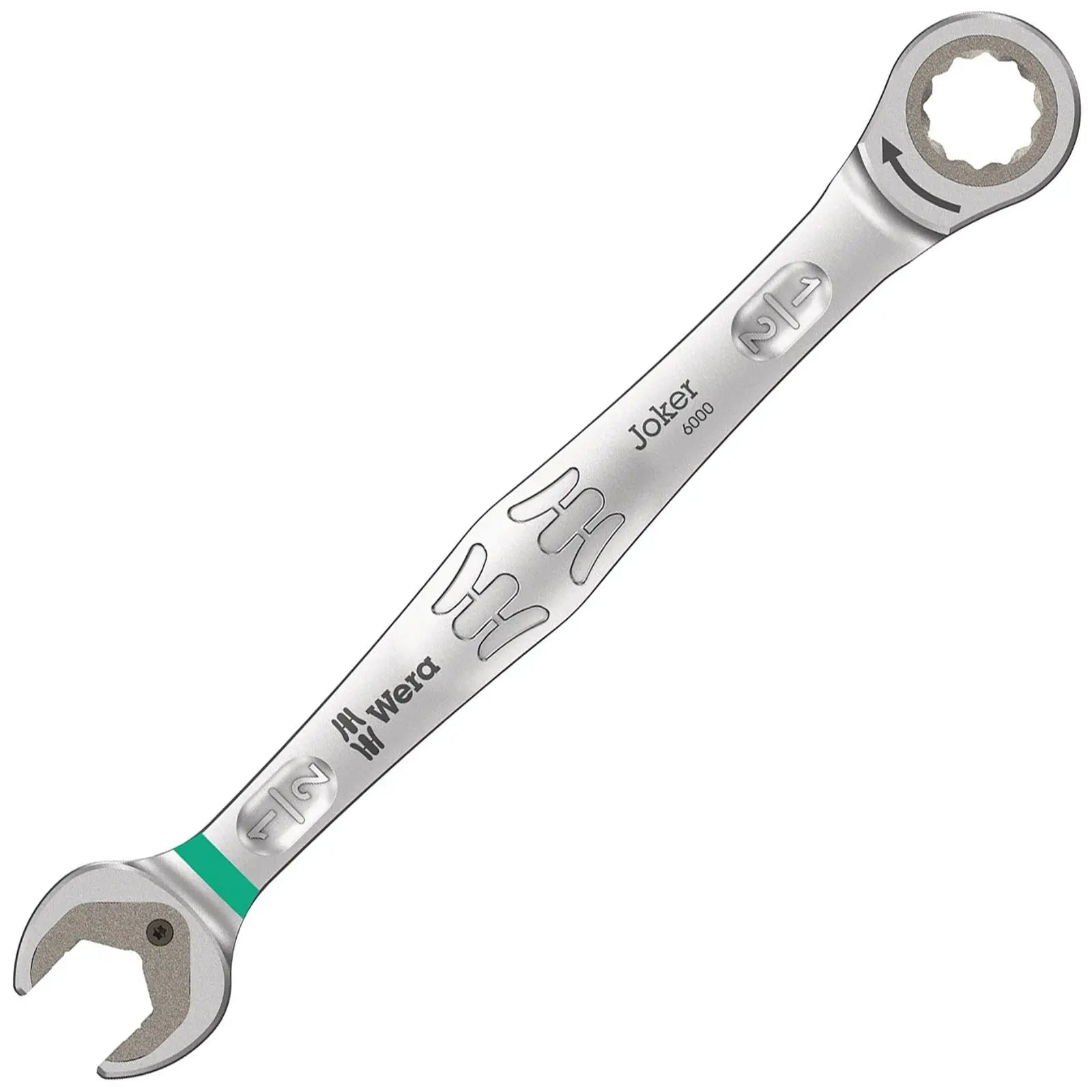 Wera Ratchet Combination Spanner Wrench 6000 Joker Metric Imperial Open End Ring Choose Size  White Rose Tools