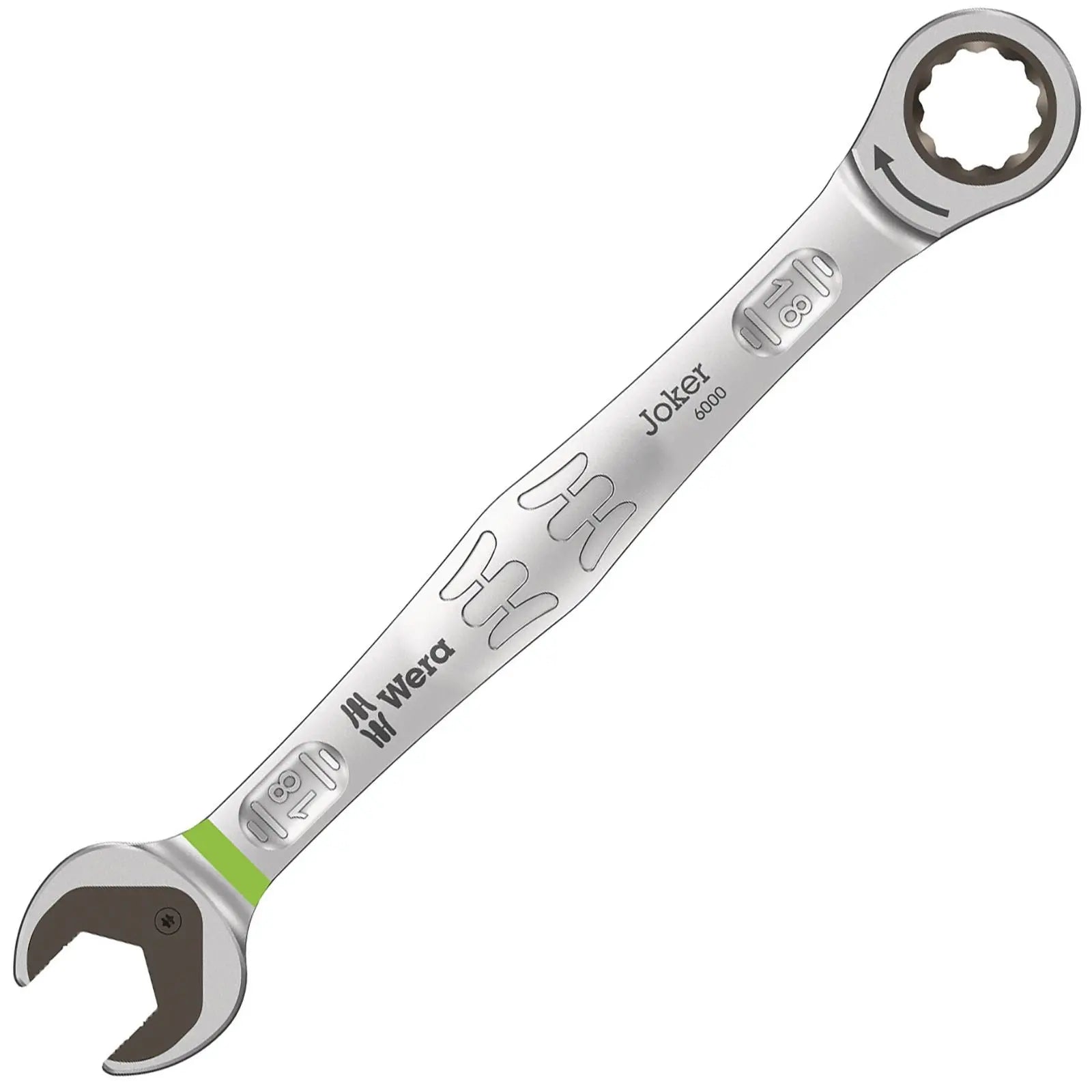 Wera Ratchet Combination Spanner Wrench 6000 Joker Metric Imperial Open End Ring Choose Size  White Rose Tools