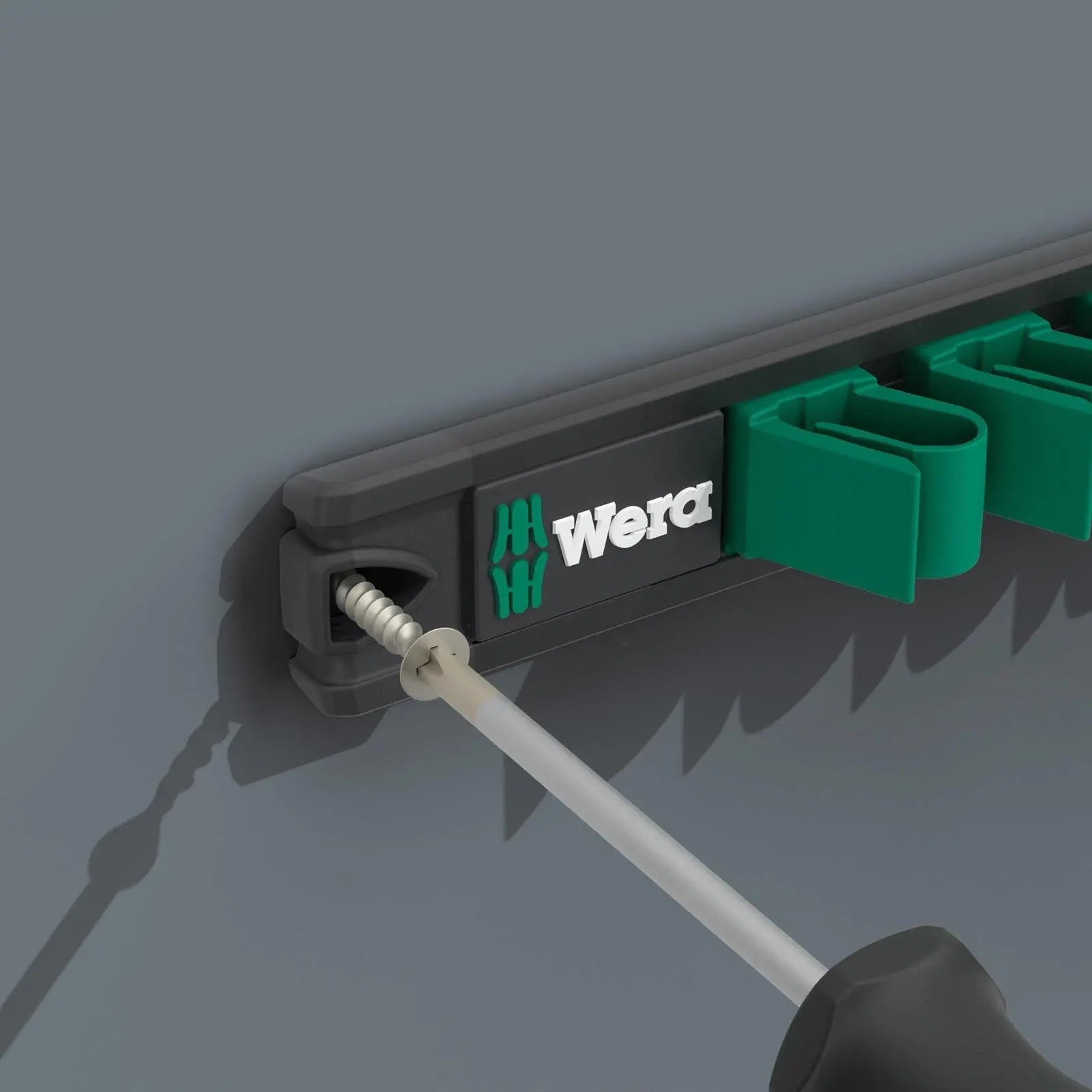 Wera Ratchet Combination Spanner Wrench Set 6000 Joker 1 9630 Magnetic Rail 11 Pieces 8-19mm  White Rose Tools