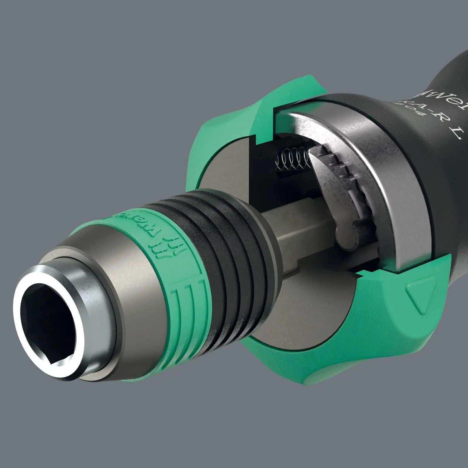 Wera Ratchet Screwdriver 838 RA-R L Bit Holding Screwdriver with Ratchet Functionality 1/4" Hex  White Rose Tools
