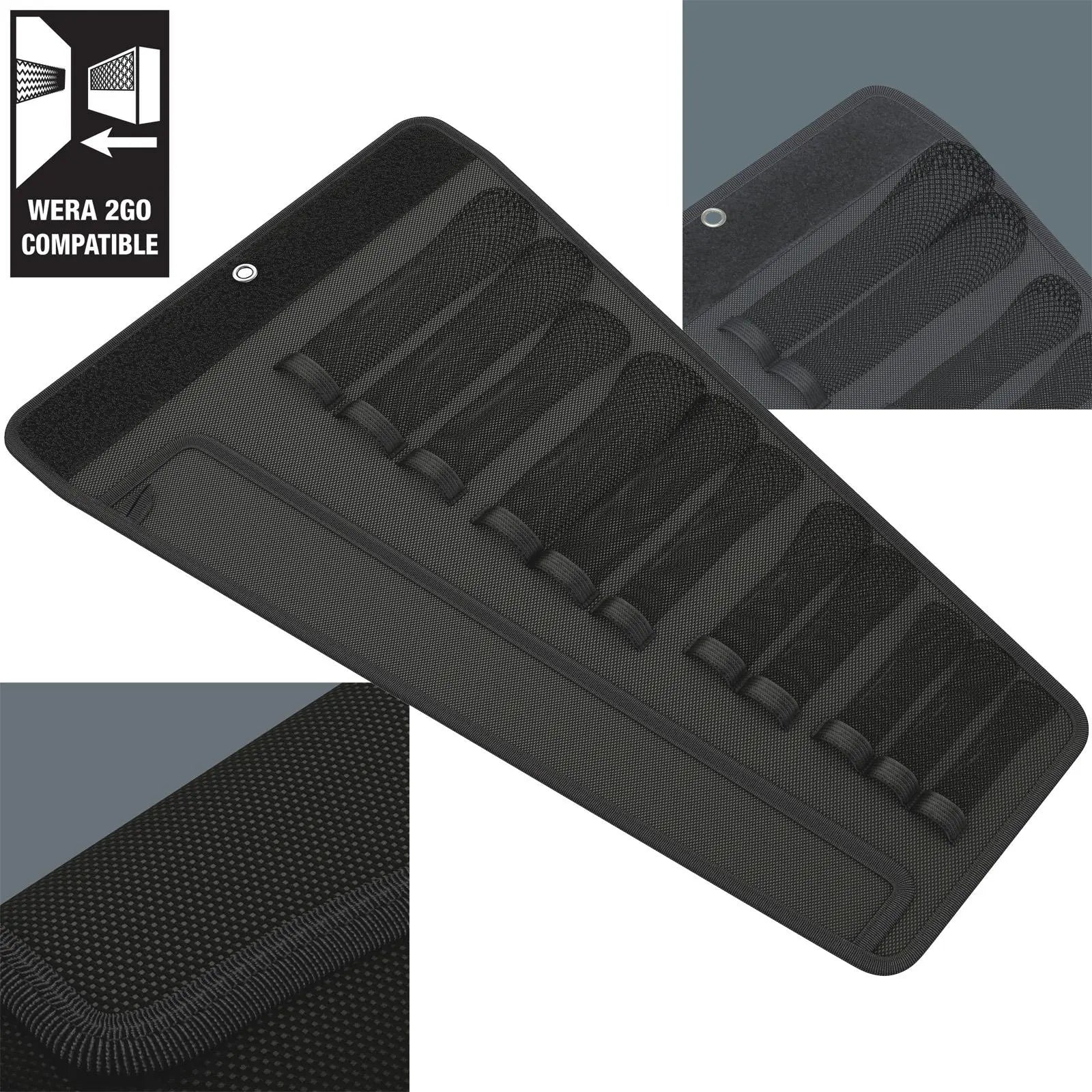 Wera Roll Pouch Tool Spanner Wrench Storage Case 9443 Empty 6003 Joker 11  White Rose Tools