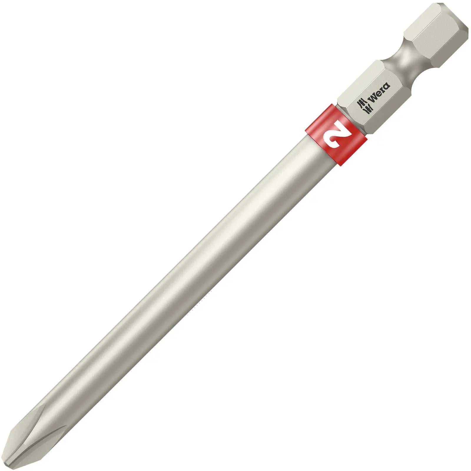 Wera Screwdriver Bit 1/4" Hex Take It Easy 89mm Long Individual  White Rose Tools