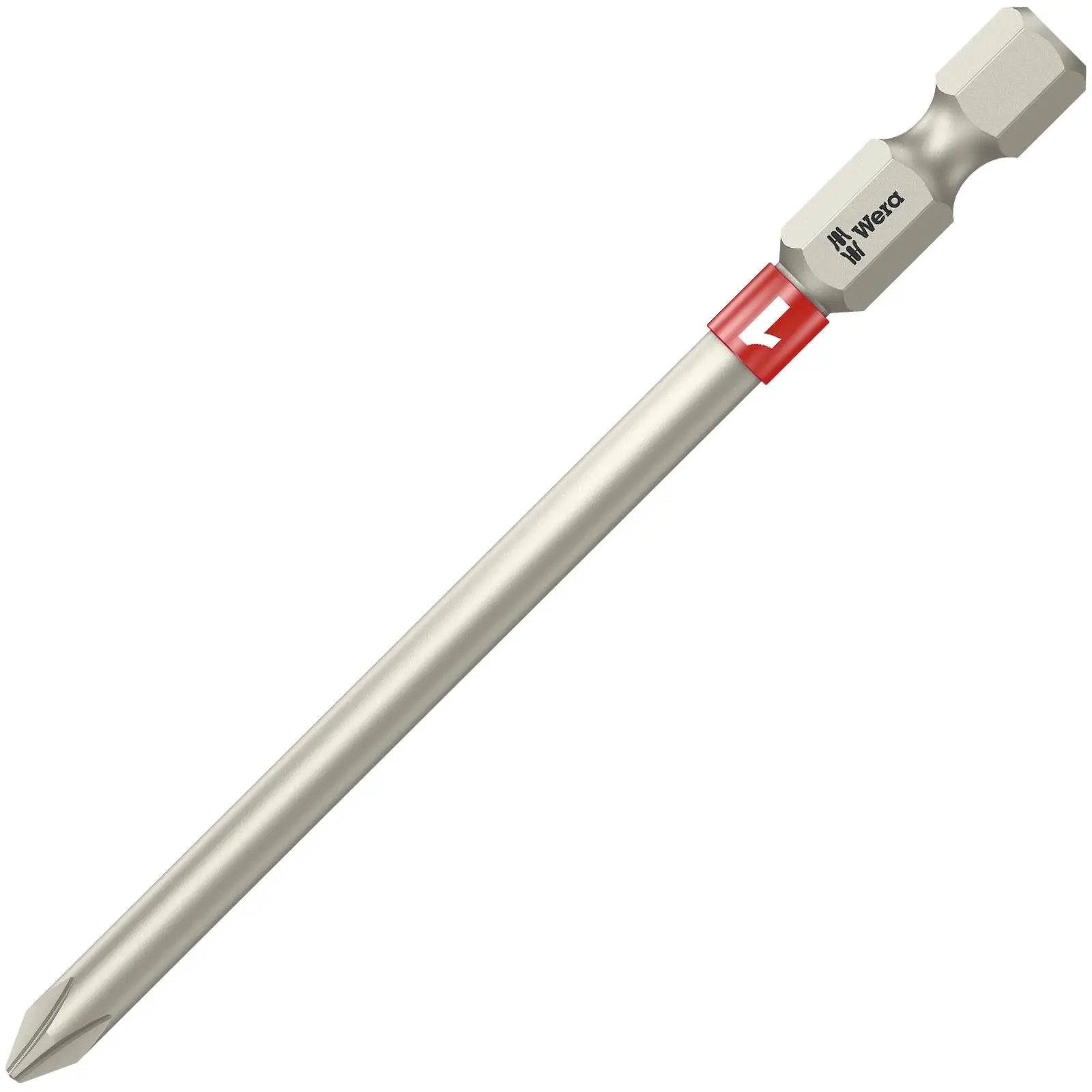 Wera Screwdriver Bit 1/4" Hex Take It Easy 89mm Long Individual  White Rose Tools