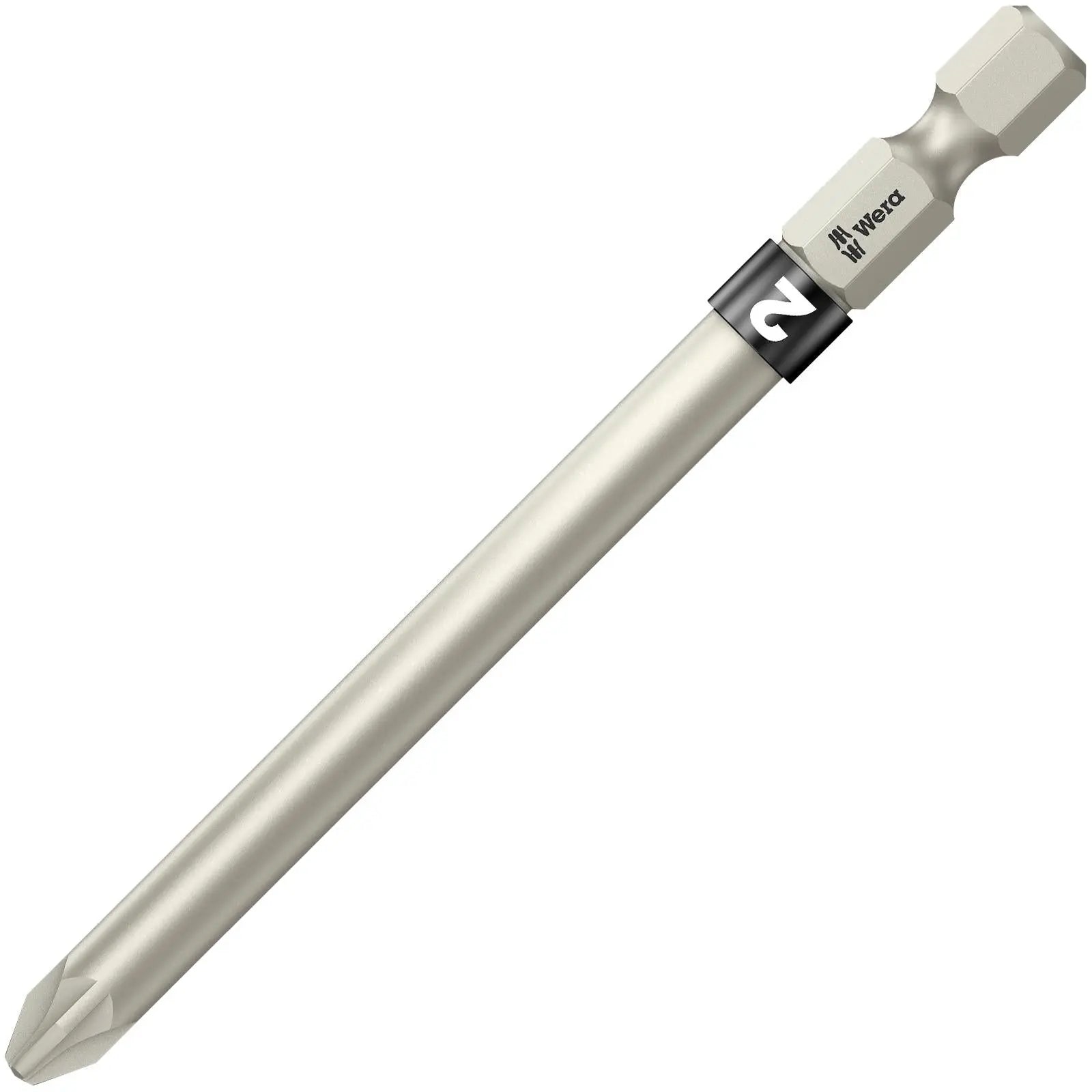 Wera Screwdriver Bit 1/4" Hex Take It Easy 89mm Long Individual  White Rose Tools