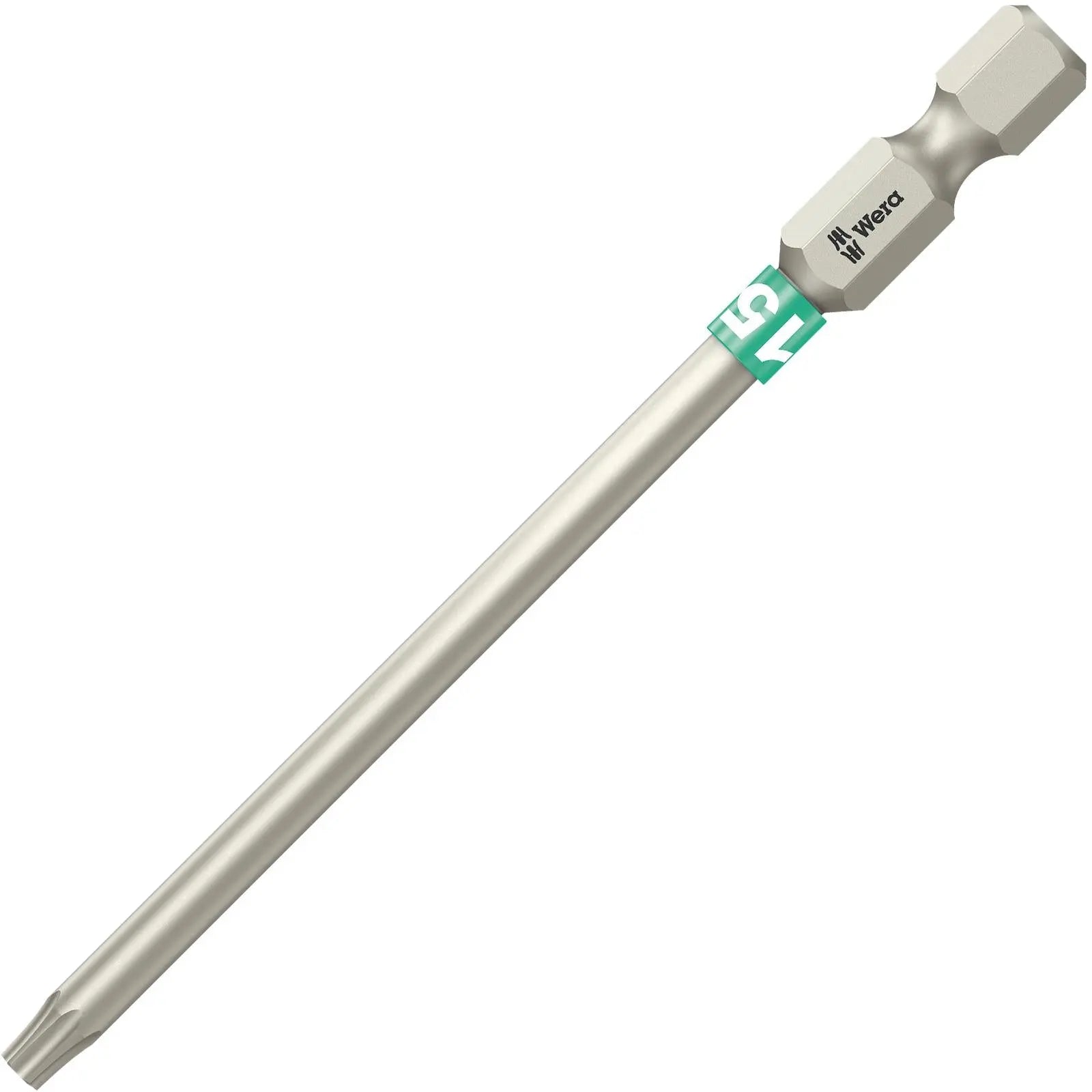 Wera Screwdriver Bit 1/4" Hex Take It Easy 89mm Long Individual  White Rose Tools