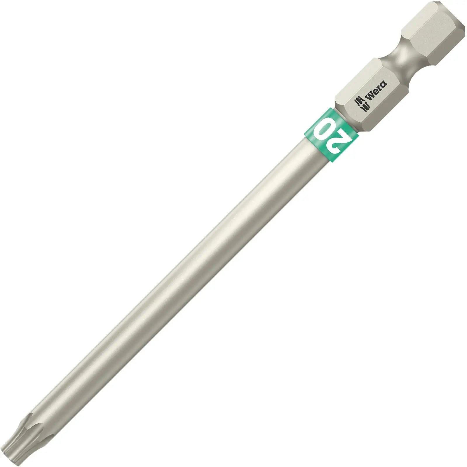 Wera Screwdriver Bit 1/4" Hex Take It Easy 89mm Long Individual  White Rose Tools