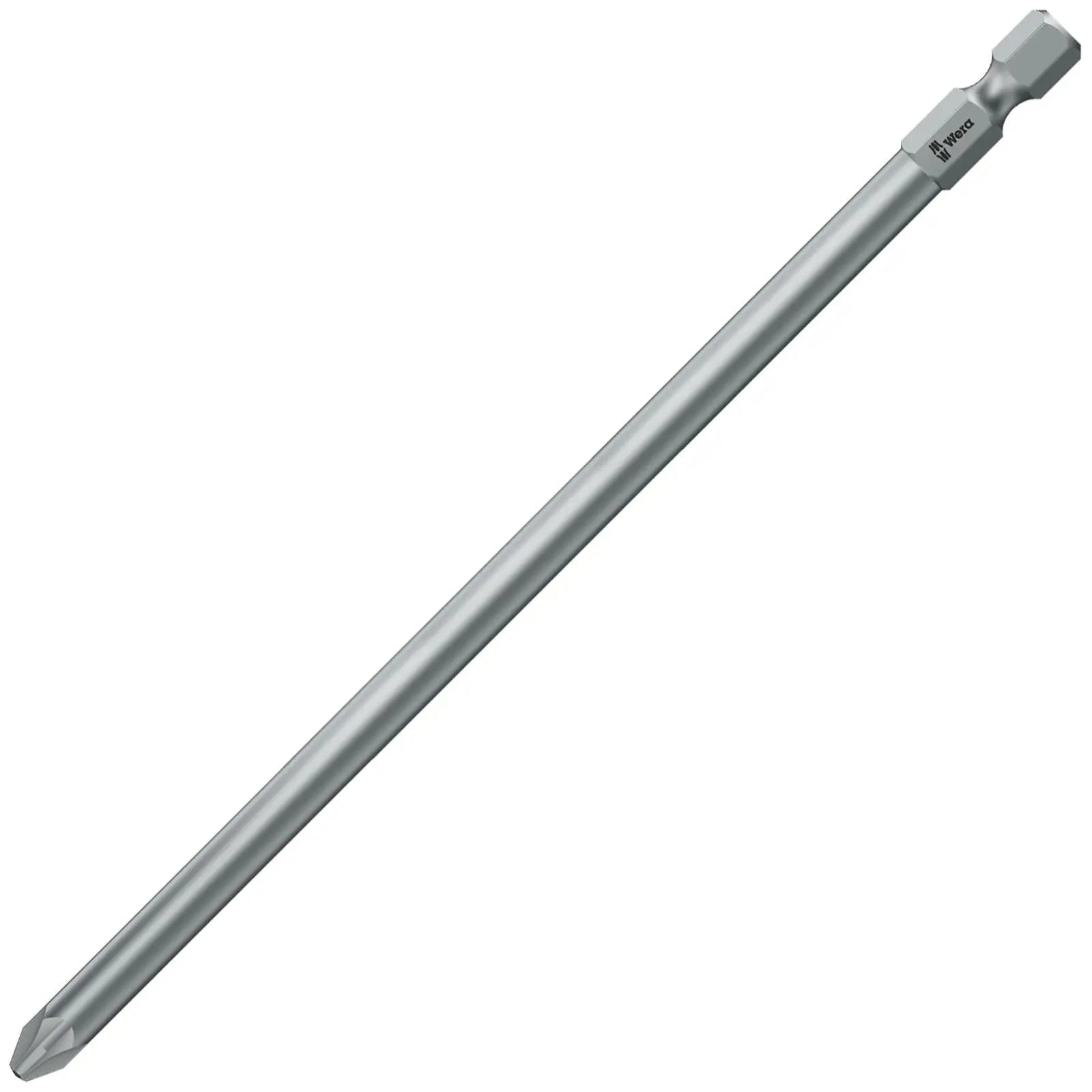 Wera Screwdriver Bits 152mm Z Bit 1/4" Hex Shank Phillips Pozi Slotted Torx Hex  White Rose Tools
