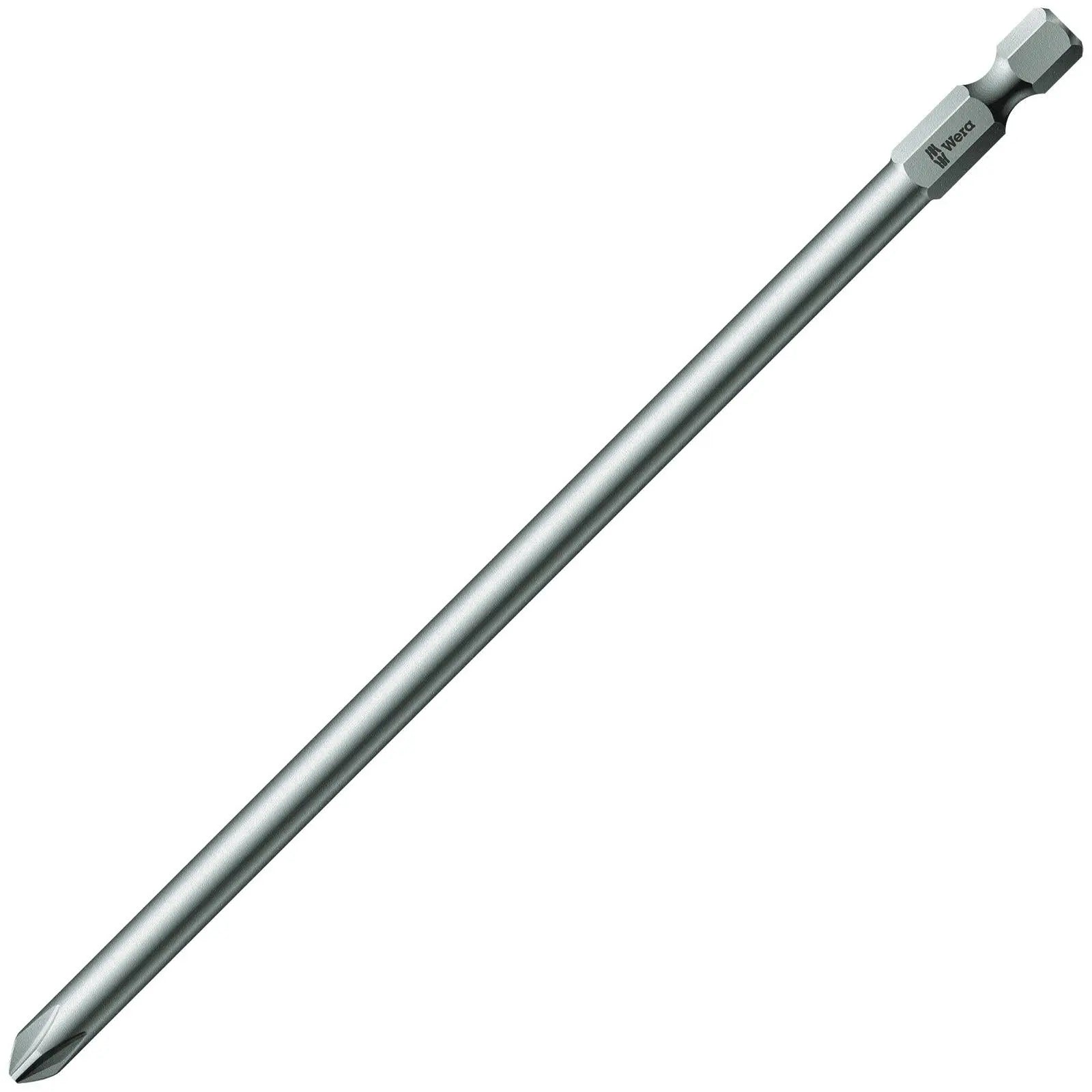 Wera Screwdriver Bits 152mm Z Bit 1/4" Hex Shank Phillips Pozi Slotted Torx Hex  White Rose Tools