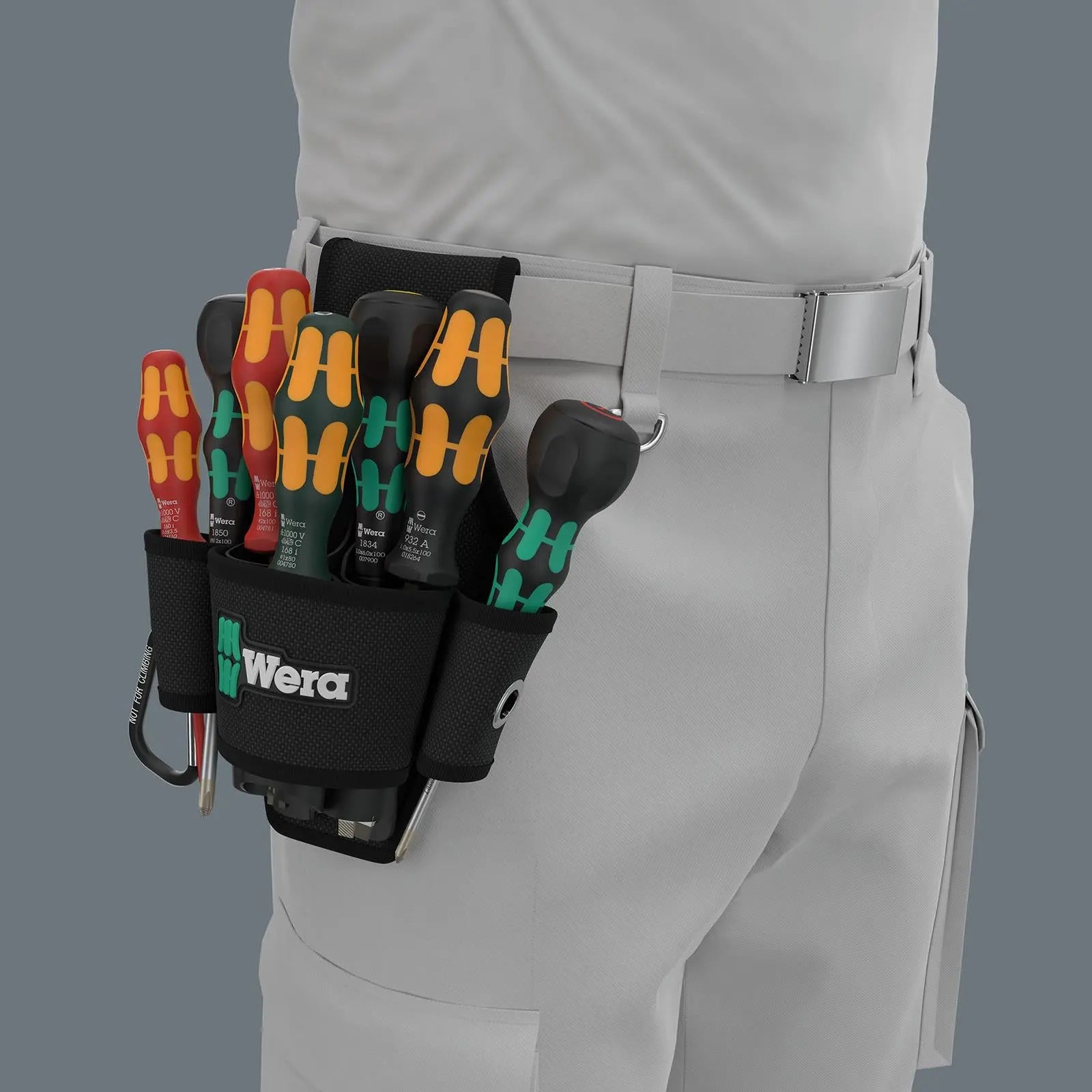 Wera Screwdriver Set 9622 Belt Holster Set 3 VDE Phillips Slotted Square Ball Grip 8 Pieces  White Rose Tools