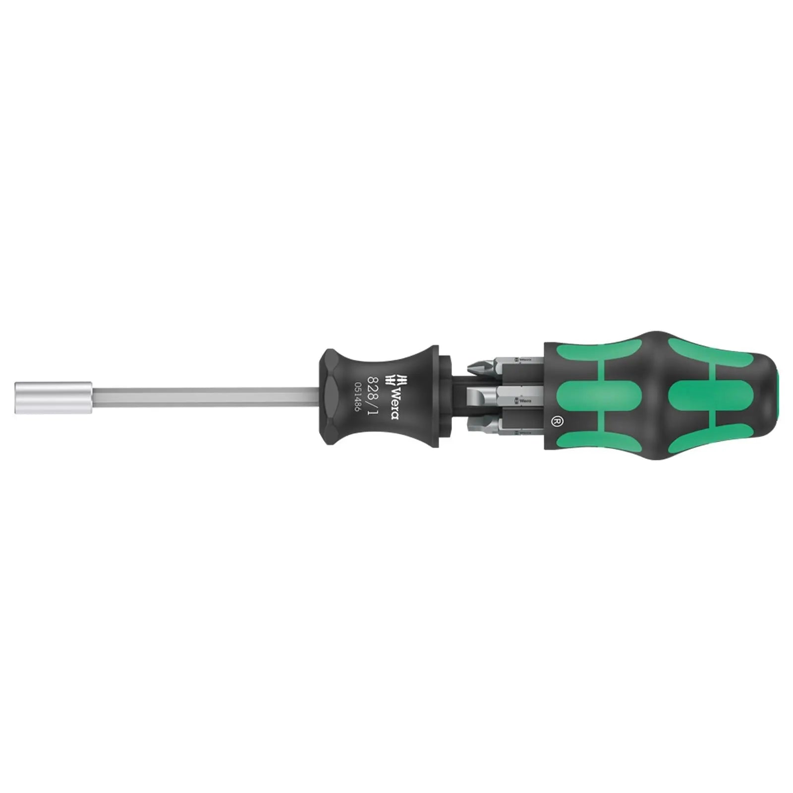 Wera Screwdriver Set Bit Holding 7 Piece Kraftform Kompakt 27 Imperial Set 1  White Rose Tools