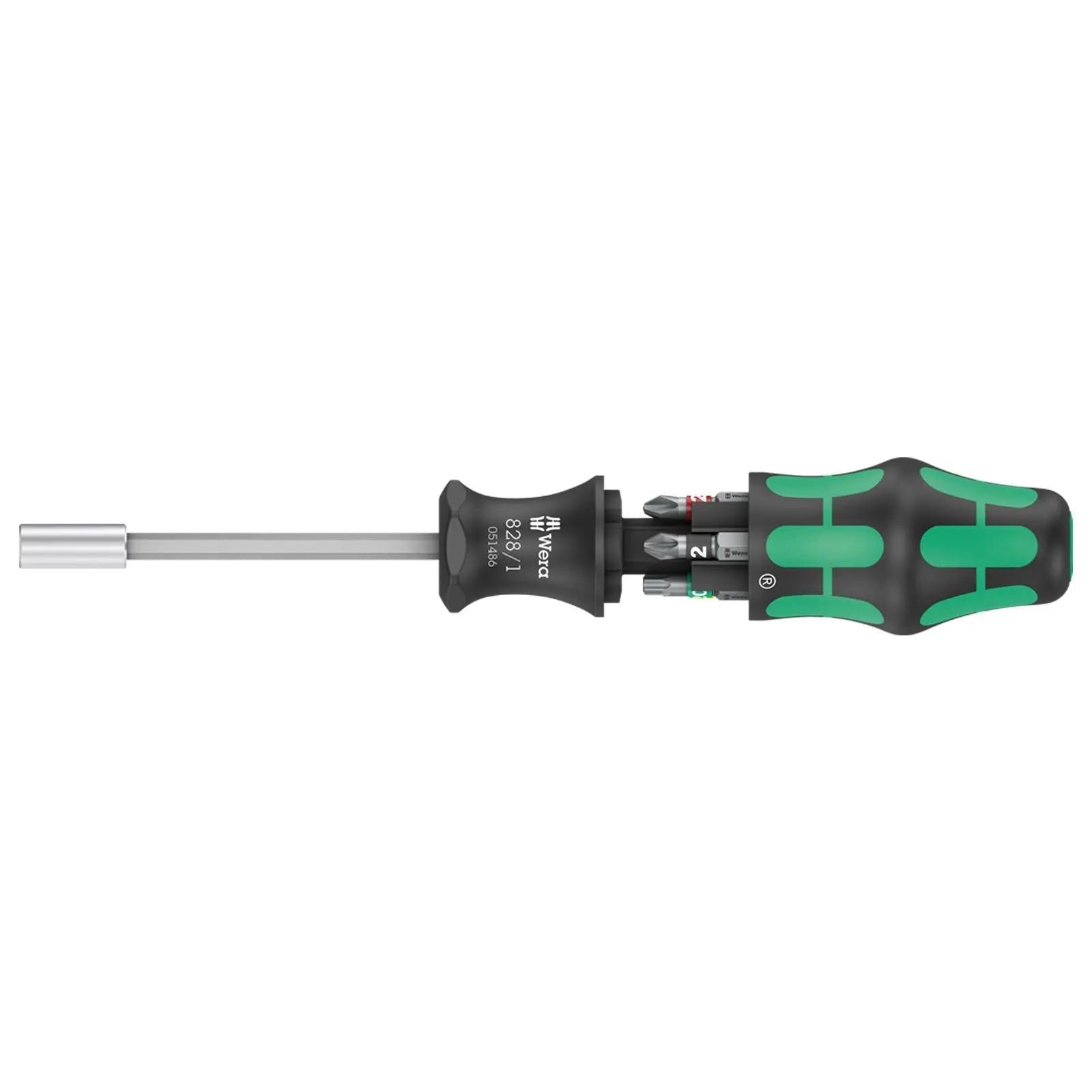 Wera Screwdriver Set Bit Holding 7 Piece Kraftform Kompakt 27 Set 1  White Rose Tools