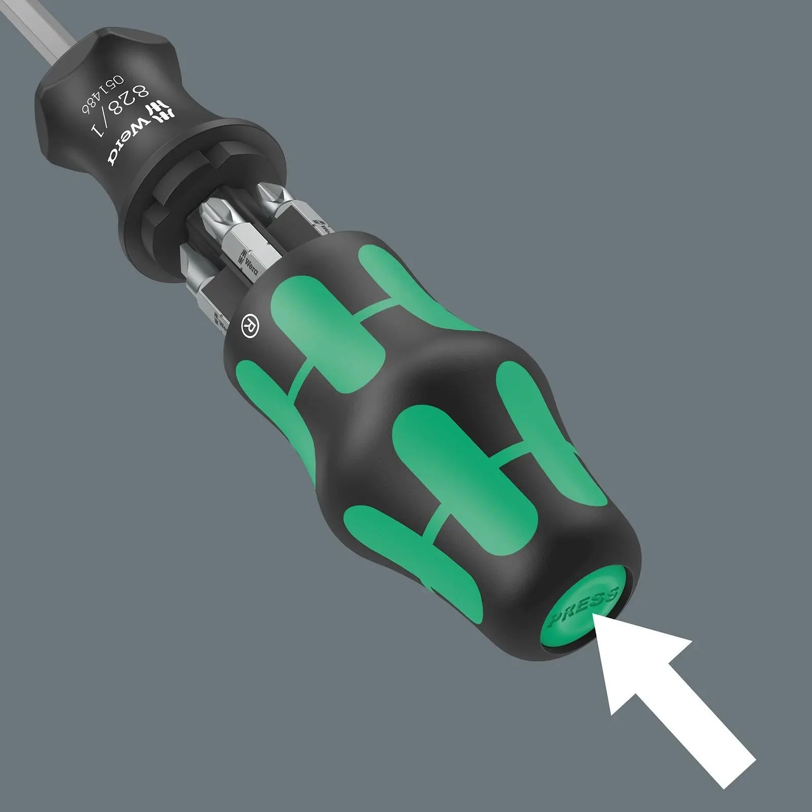 Wera Screwdriver Set Bit Holding 7 Piece Kraftform Kompakt 27 Set 2  White Rose Tools