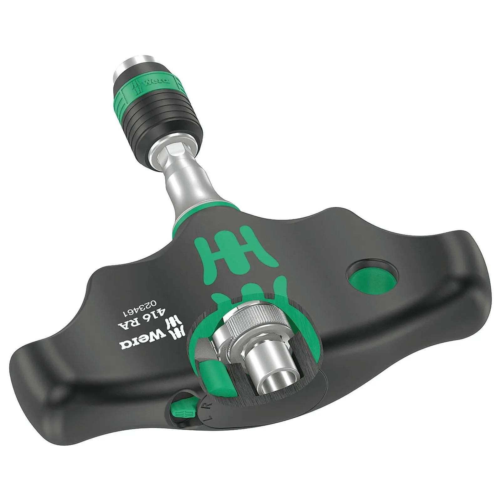 Wera Screwdriver Set T-Handle 1/4" Hex Kraftform Kompakt KK 400 RA SHK Set 1 19 Pieces PH PZ PZ/S TX Hex  White Rose Tools