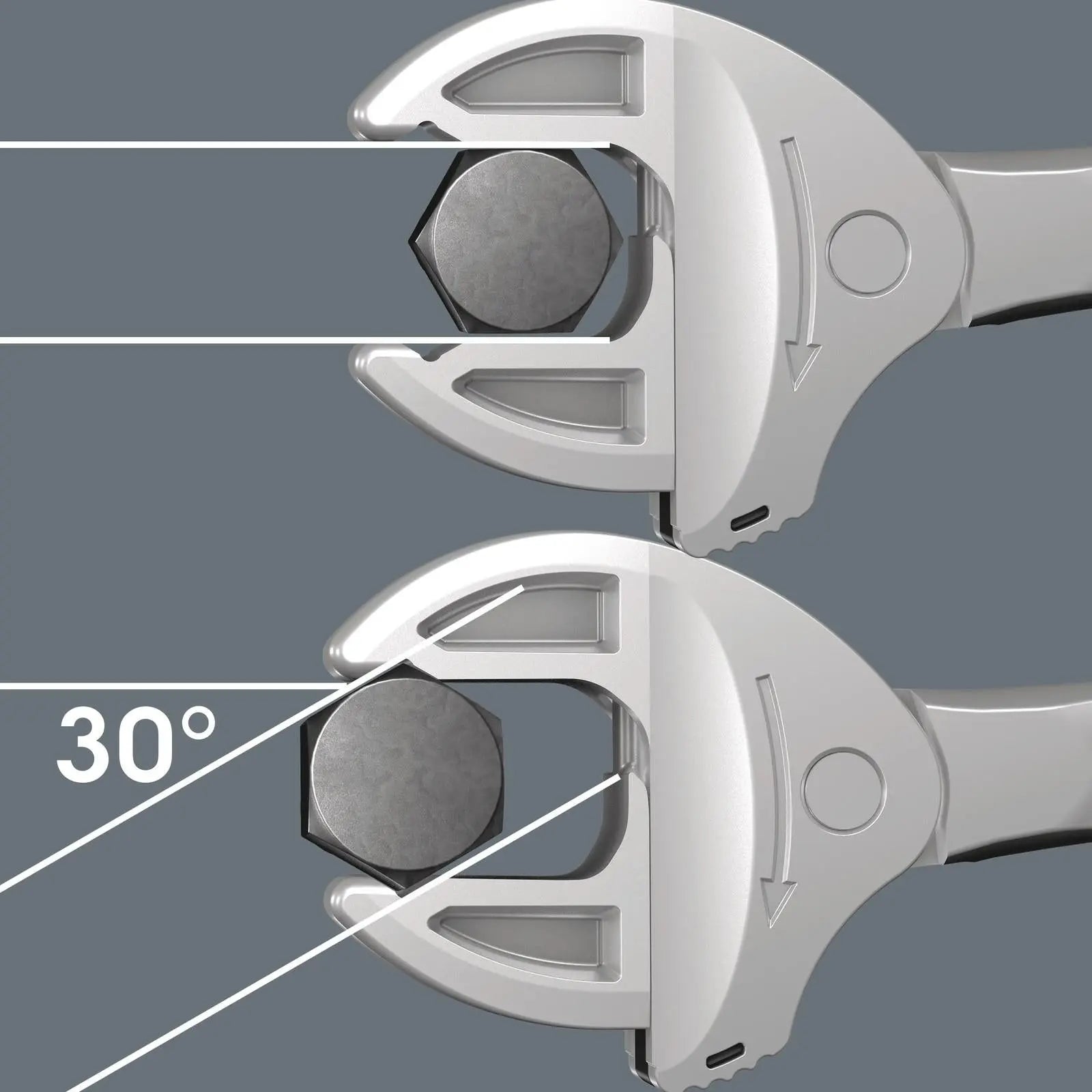 Wera Self Setting Double Open End Ratchet Spanner 6006 Joker 2 Set 1 XS/S and M/L  White Rose Tools