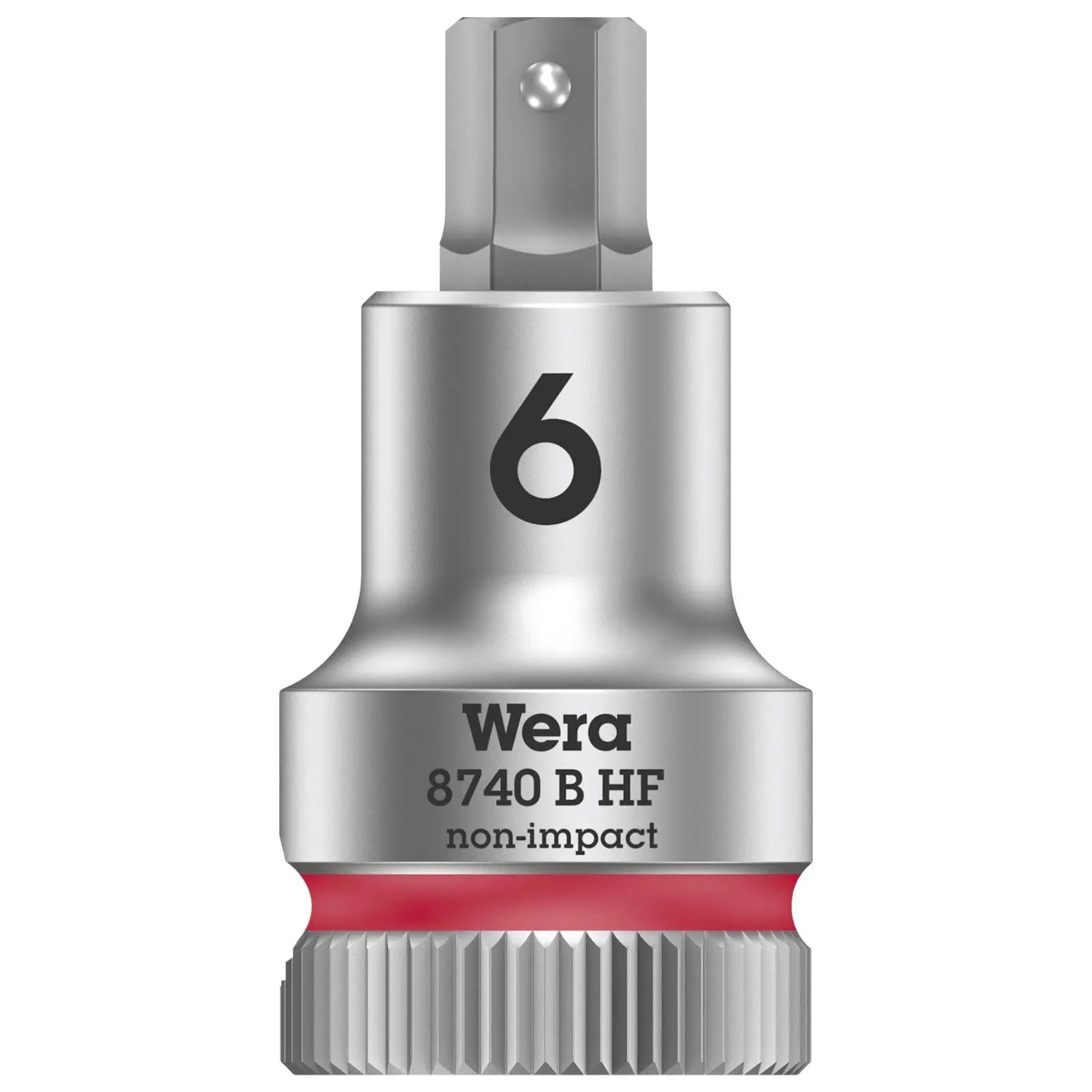 Wera Socket Bit Hex HF 3/8" Drive Zyklop Socket Bits with Holding Function 8740 B 3-10 mm  White Rose Tools