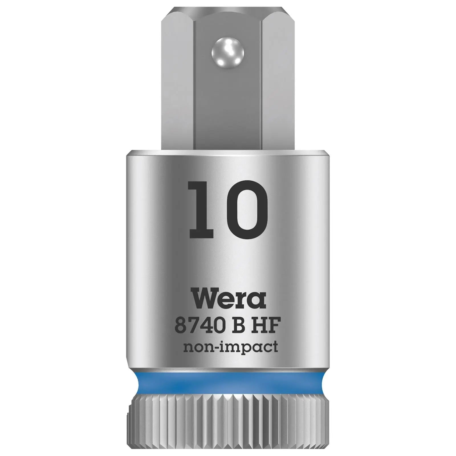 Wera Socket Bit Hex HF 3/8" Drive Zyklop Socket Bits with Holding Function 8740 B 3-10 mm  White Rose Tools