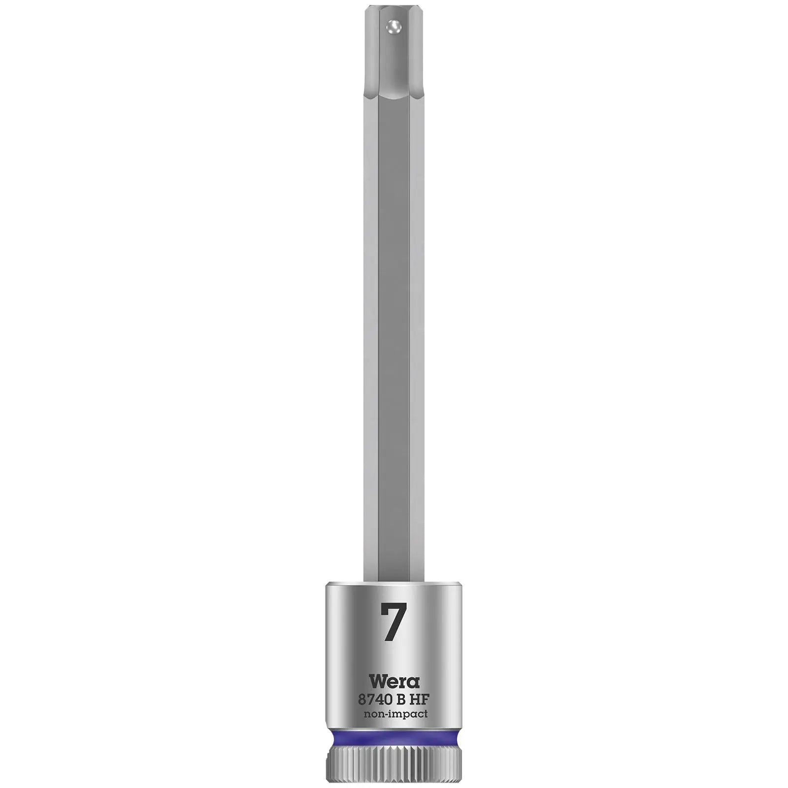 Wera Socket Bit Hex HF 3/8" Drive Zyklop Socket Bits with Holding Function 8740 B 3-10 mm  White Rose Tools