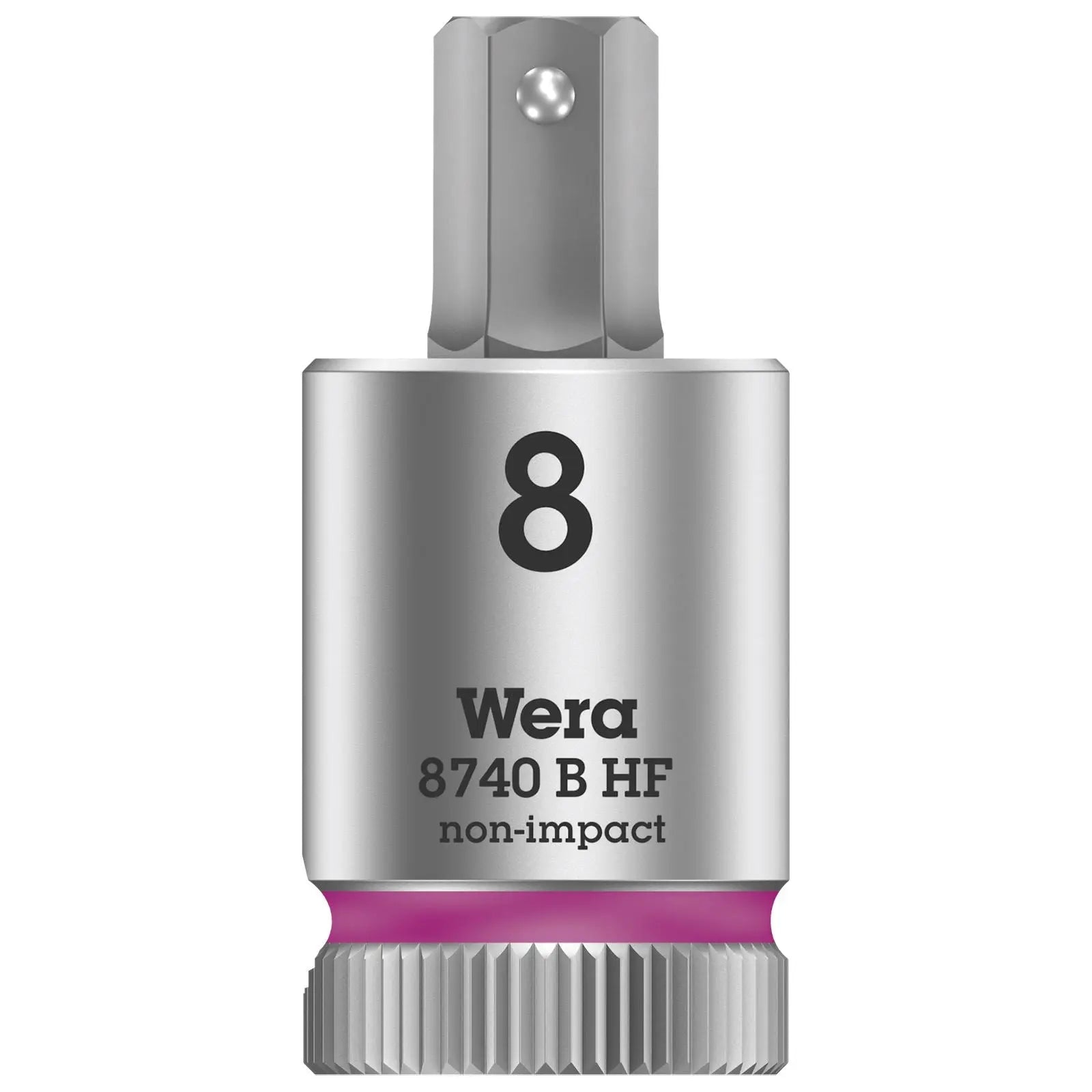 Wera Socket Bit Hex HF 3/8" Drive Zyklop Socket Bits with Holding Function 8740 B 3-10 mm  White Rose Tools
