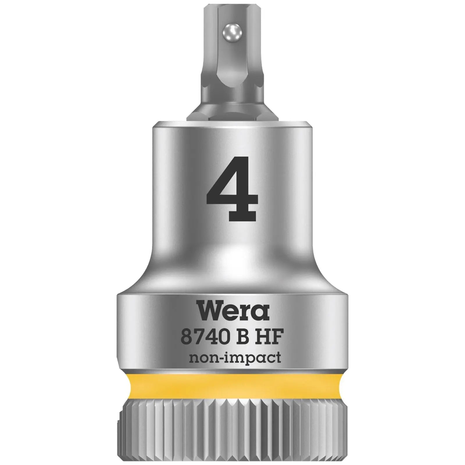 Wera Socket Bit Hex HF 3/8" Drive Zyklop Socket Bits with Holding Function 8740 B 3-10 mm  White Rose Tools