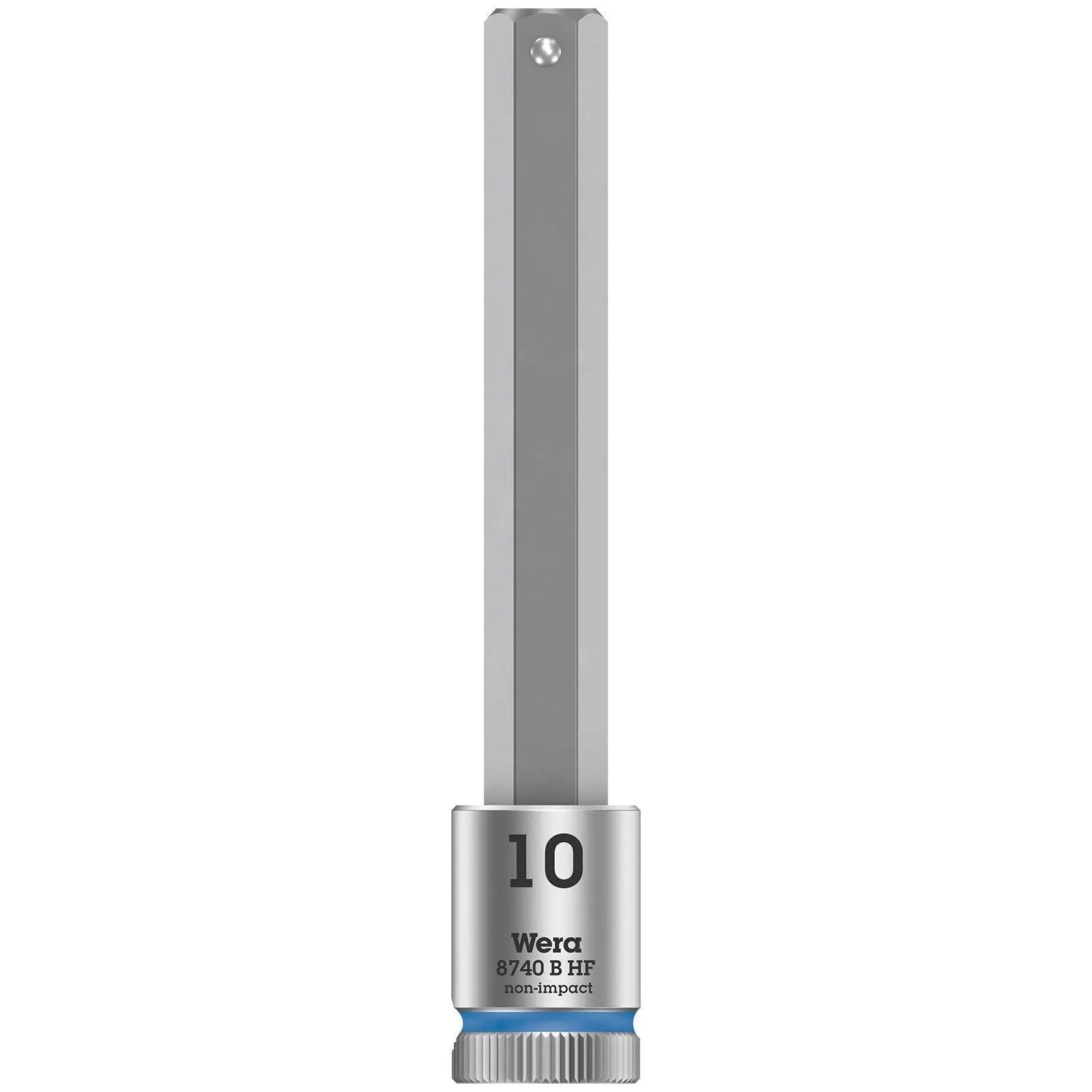 Wera Socket Bit Hex HF 3/8" Drive Zyklop Socket Bits with Holding Function 8740 B 3-10 mm  White Rose Tools