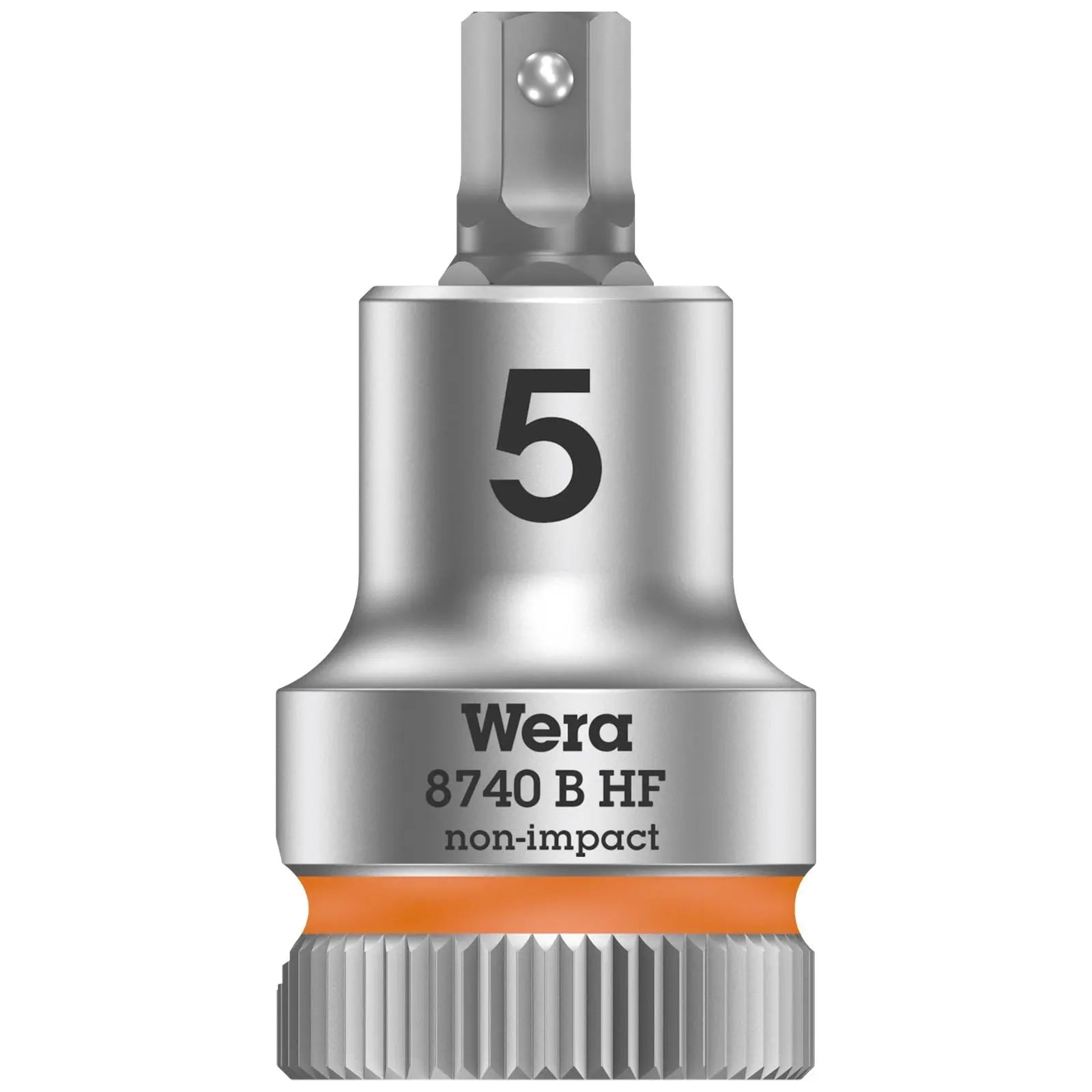 Wera Socket Bit Hex HF 3/8" Drive Zyklop Socket Bits with Holding Function 8740 B 3-10 mm  White Rose Tools