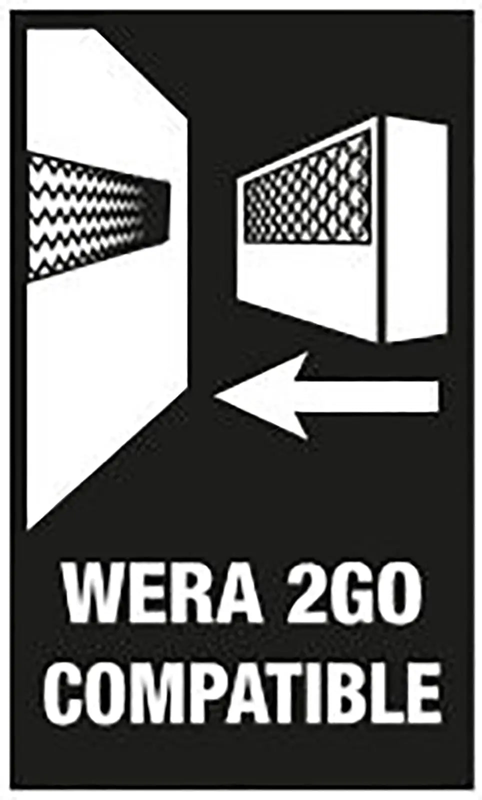 Wera Socket Rail A 1/4" Drive Textile Belt with Carabiner 9 Location Twist to Unlock Unloaded  White Rose Tools