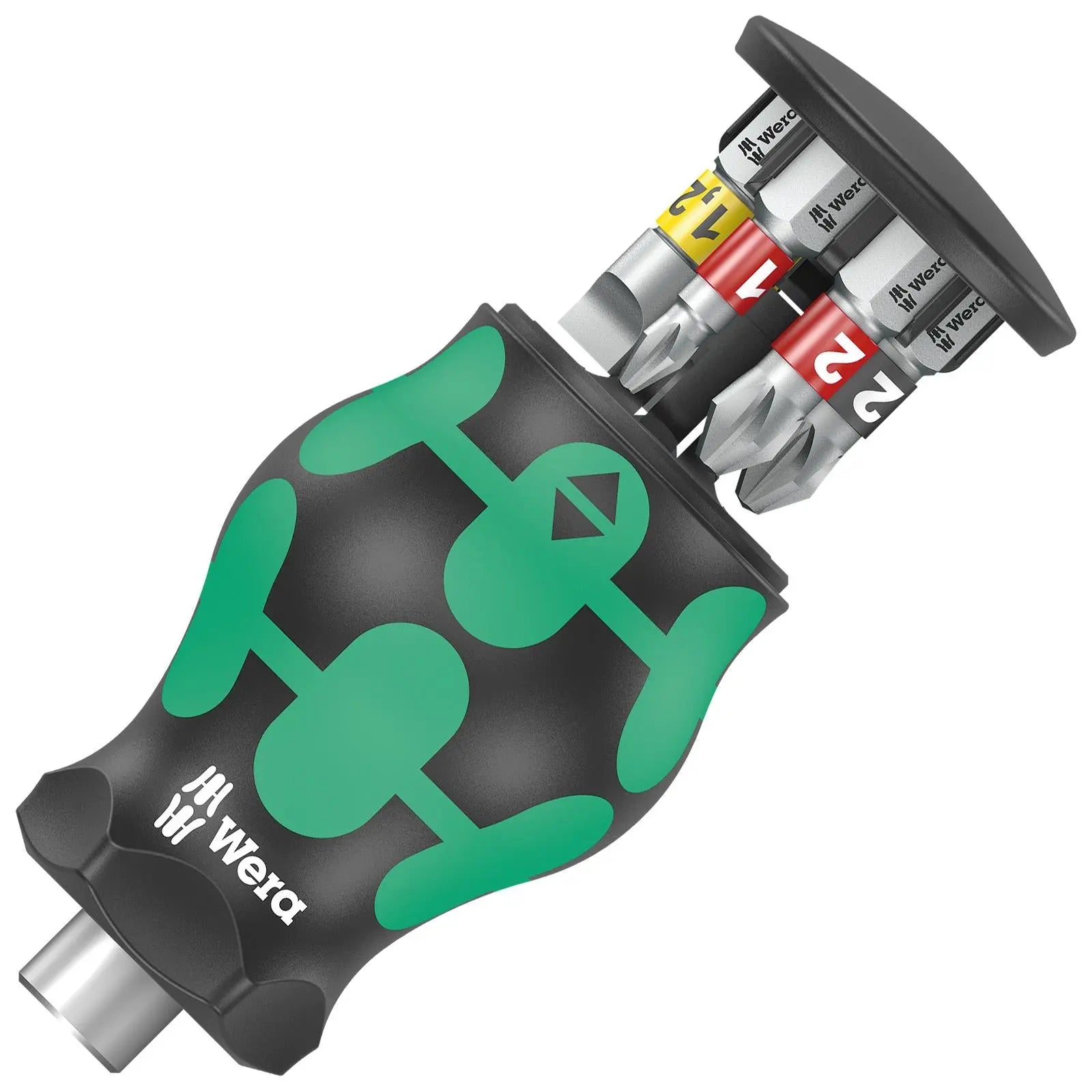 Wera Stubby Screwdriver Kraftform Kompakt Magazine 2 6 Piece PH PZ SL 