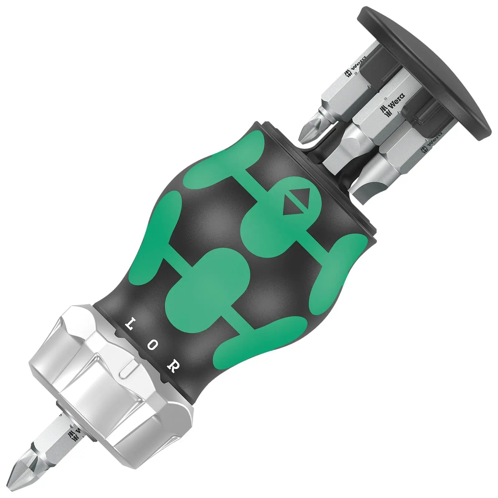 Wera Stubby Screwdriver Ratchet Function Kraftform Kompakt Magazine RA 4 6 Piece PH SL SQ 