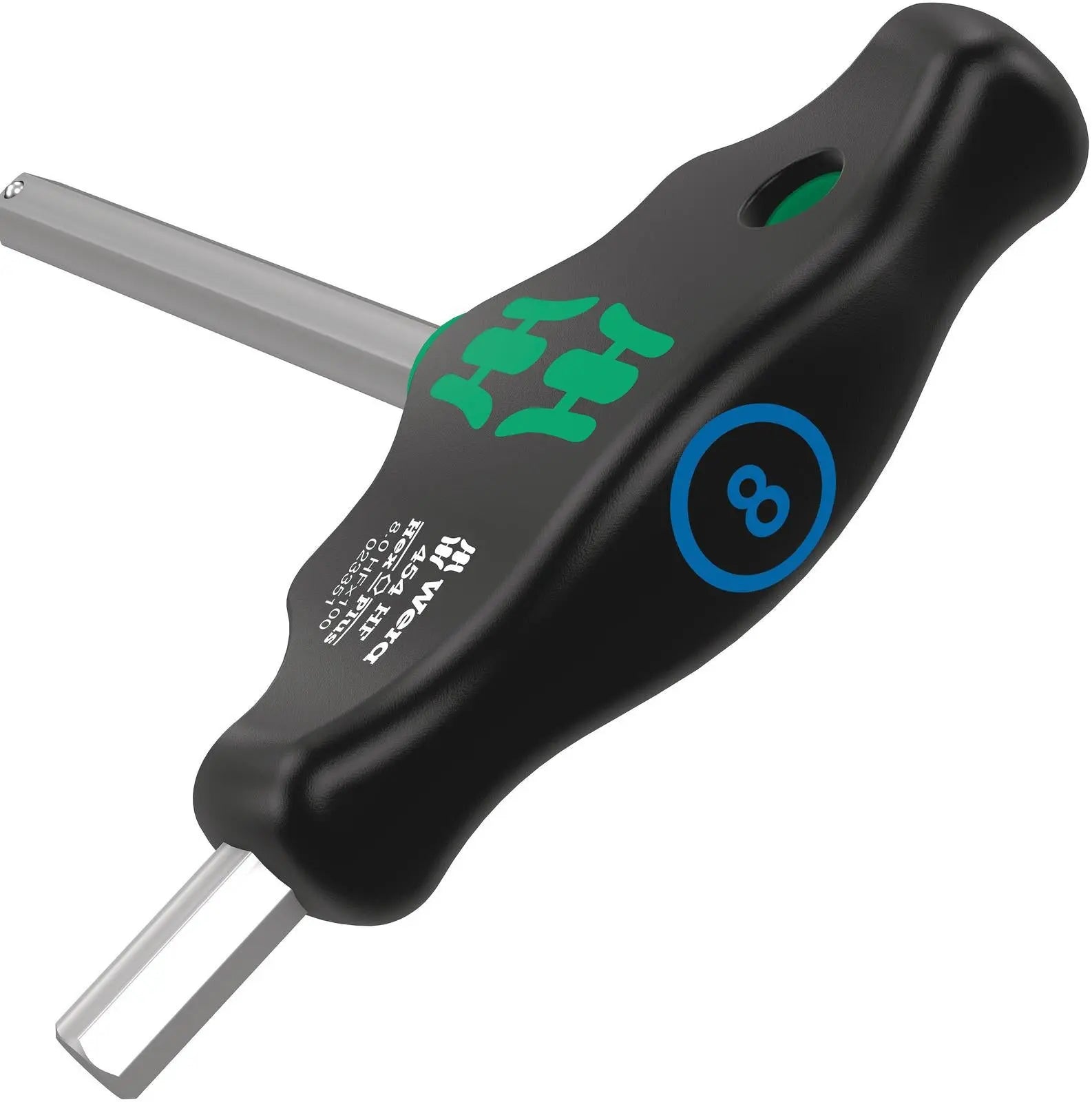 Wera T-Handle Hex Screwdriver Hex-Plus with Holding Function 454 HF  White Rose Tools