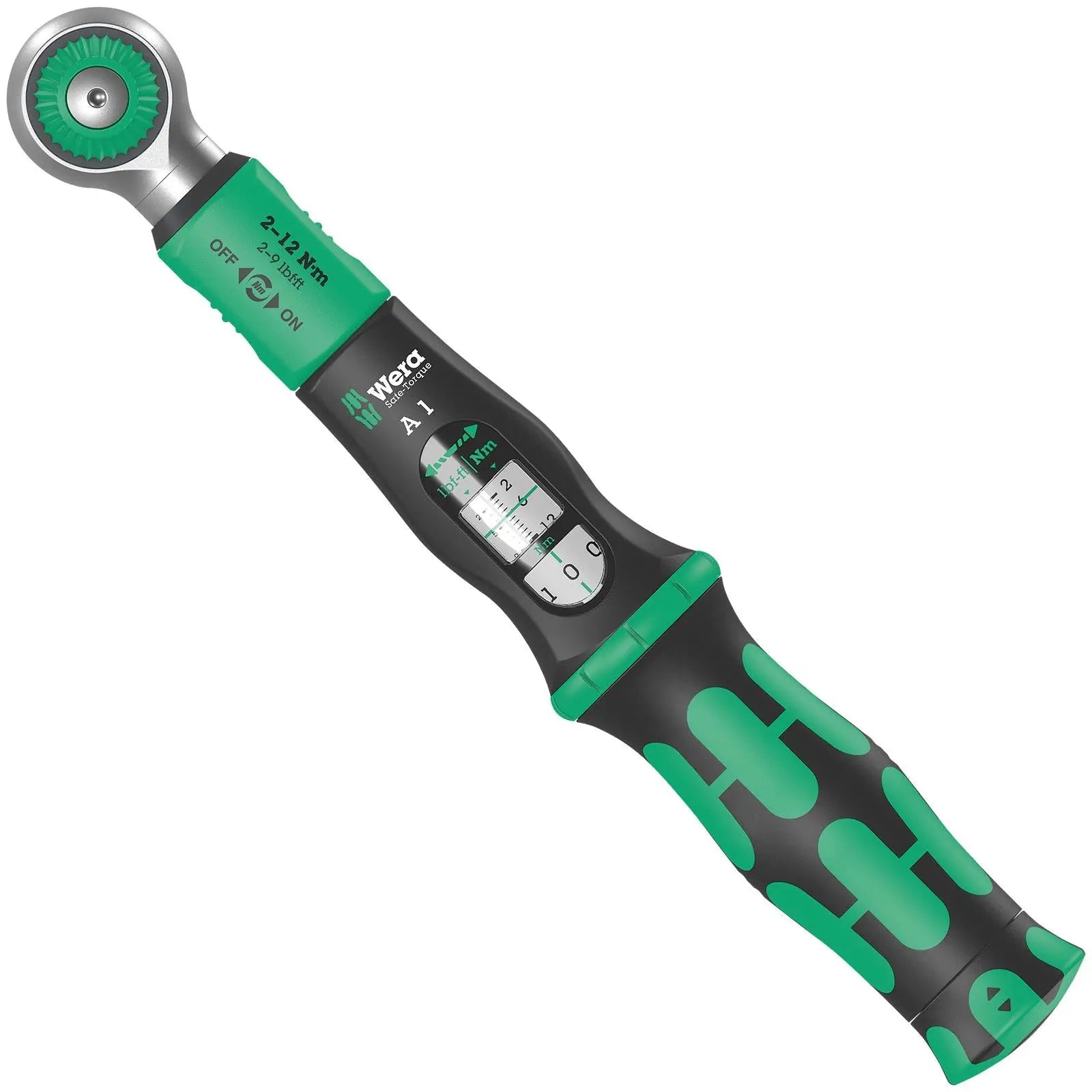Wera Torque Wrench Safe-Torque A 1 1/4" Drive 2-12 Nm Reversible 