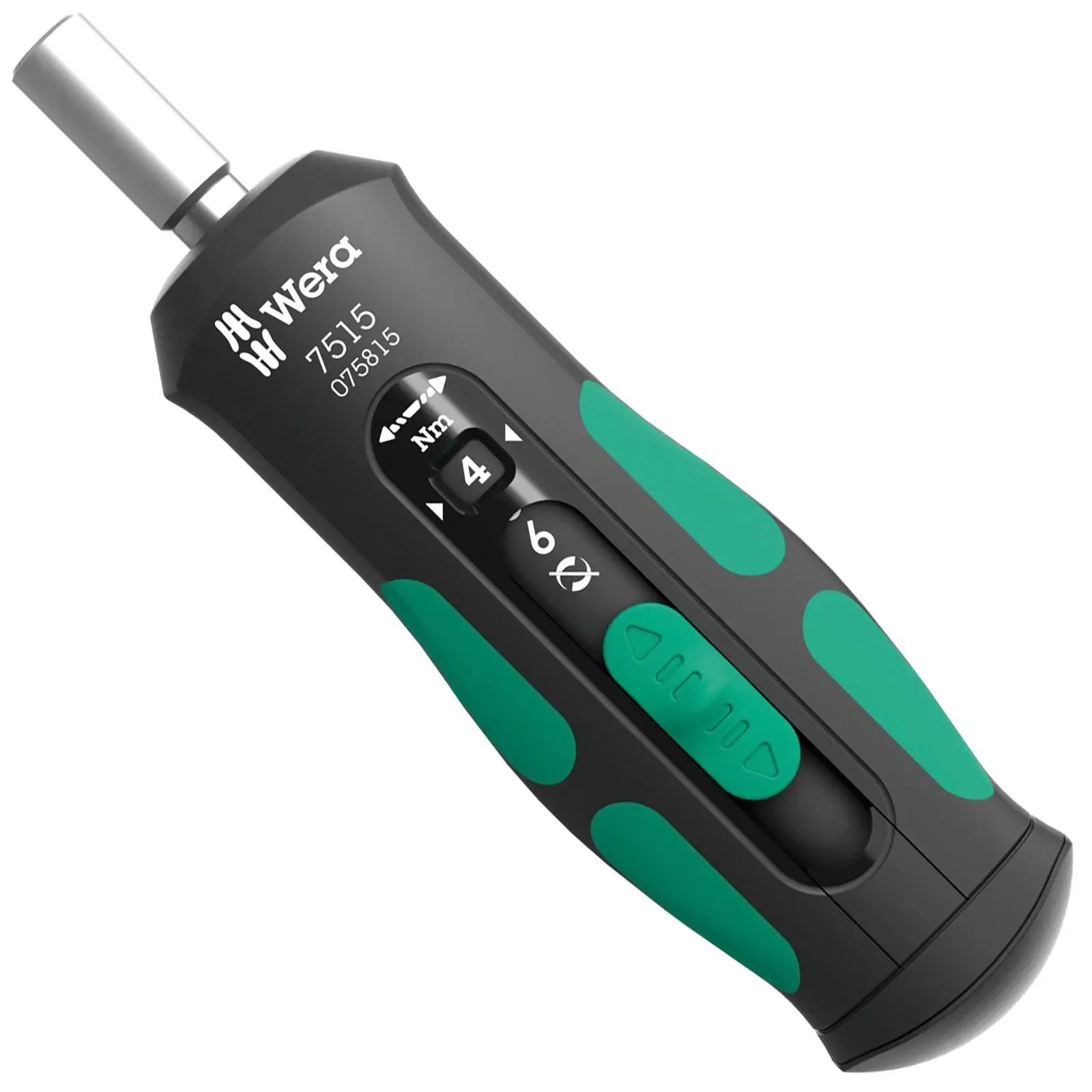 Wera Torque Wrench Screwdriver 1/4" Hex 7515 Kraftform Safe Torque Speed Torque 2-6 Nm  White Rose Tools