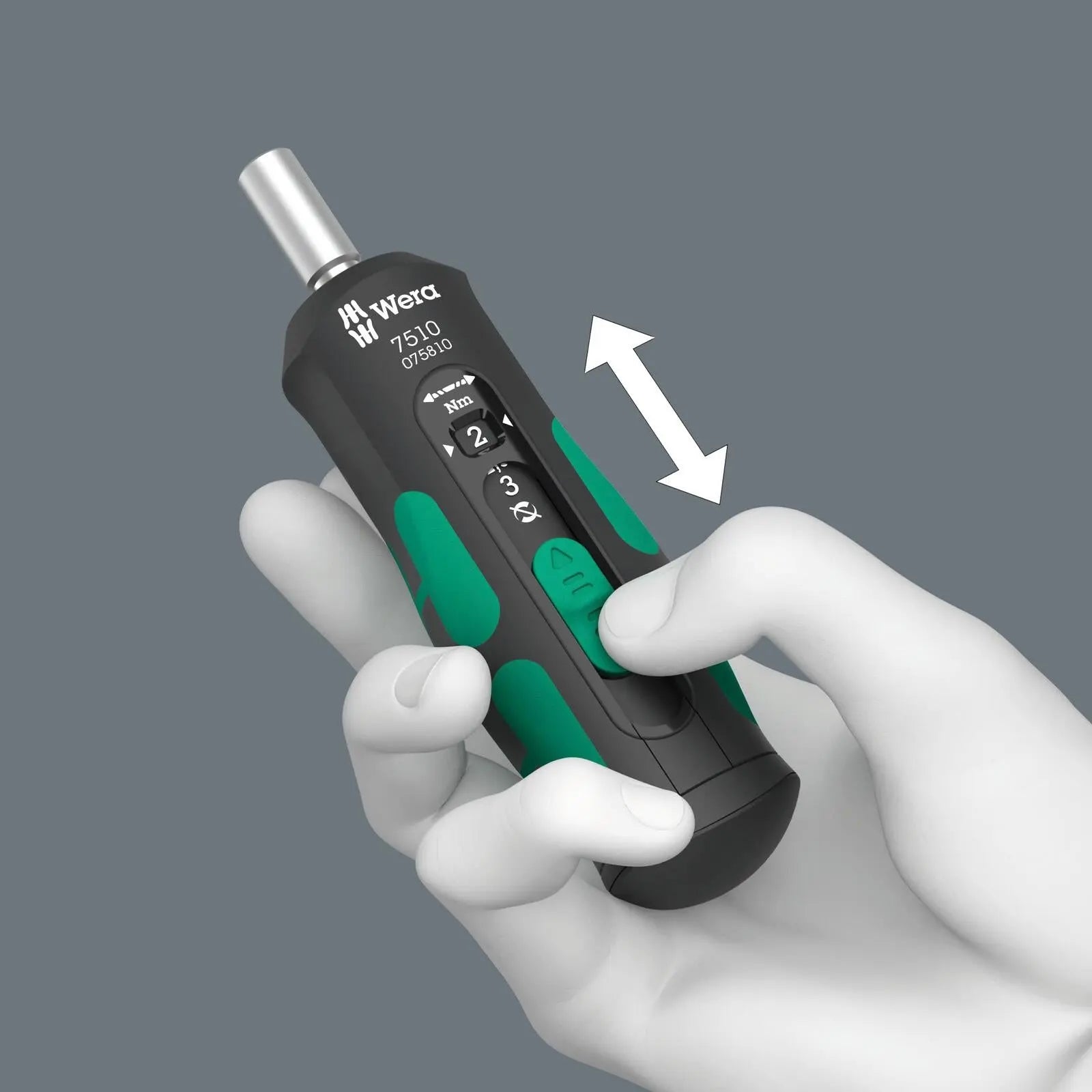 Wera Torque Wrench Screwdriver Set 1/4" Hex 1-3 Nm 7510/14 Kraftform Safe Torque Speed Tool Set for Carbide Inserts 14 Pieces  White Rose Tools