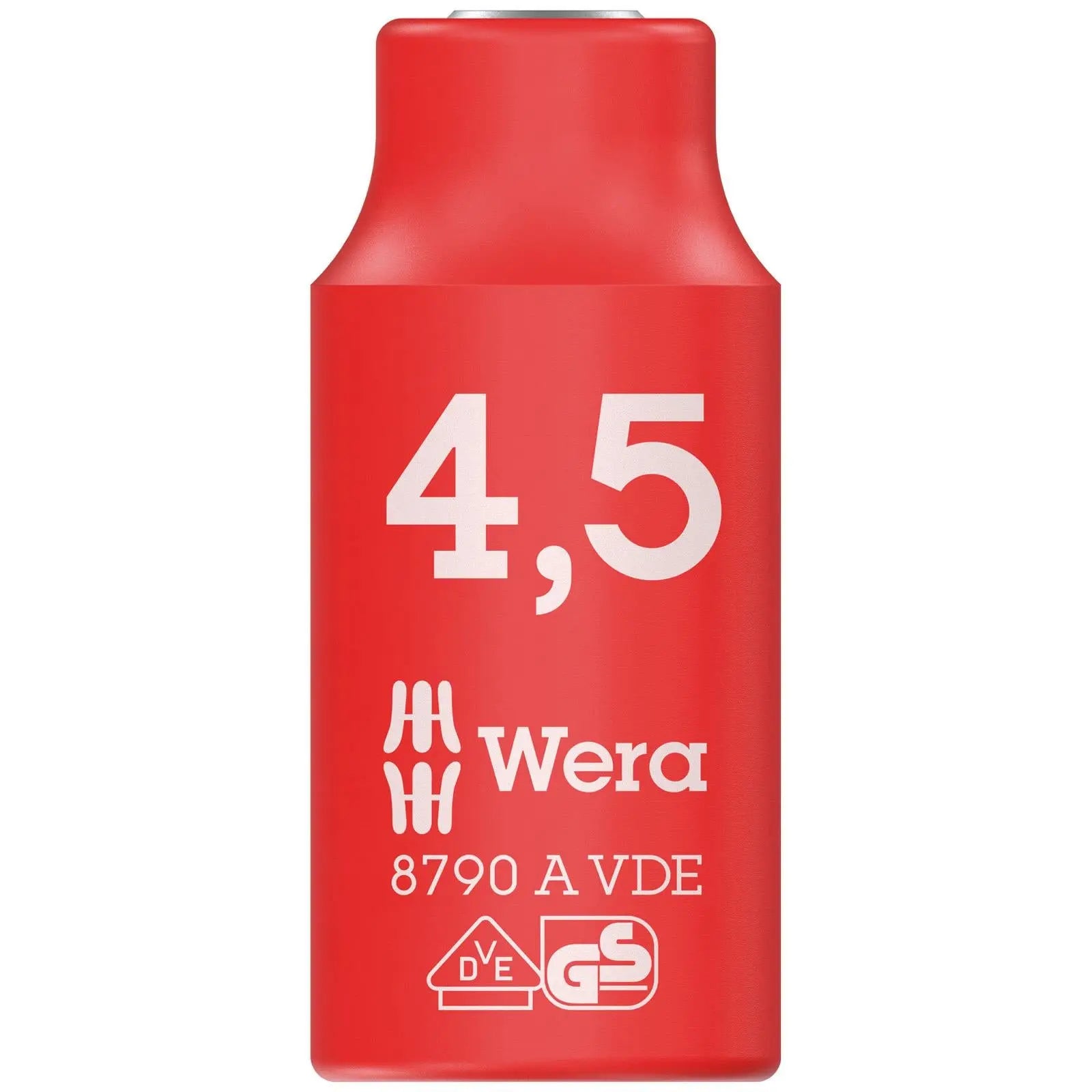 Wera VDE Zyklop Socket Insulated 1000V 1/4" Drive 8790 A VDE 4-14mm - Choose Size  White Rose Tools