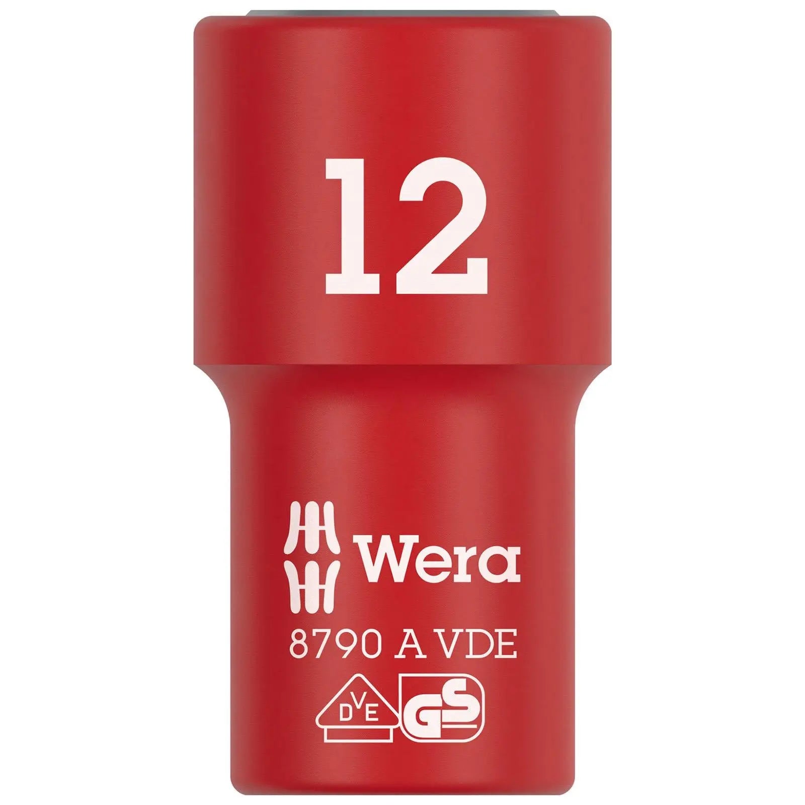 Wera VDE Zyklop Socket Insulated 1000V 1/4" Drive 8790 A VDE 4-14mm - Choose Size  White Rose Tools