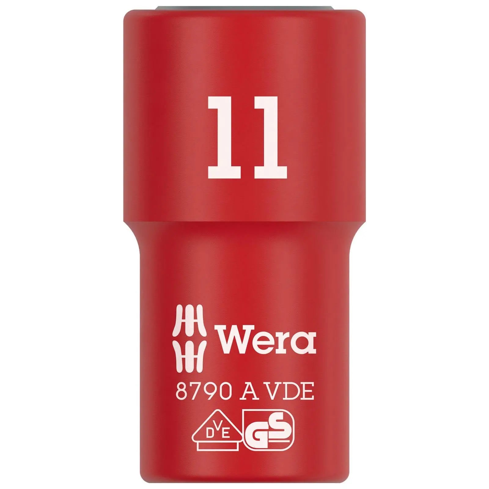 Wera VDE Zyklop Socket Insulated 1000V 1/4" Drive 8790 A VDE 4-14mm - Choose Size  White Rose Tools