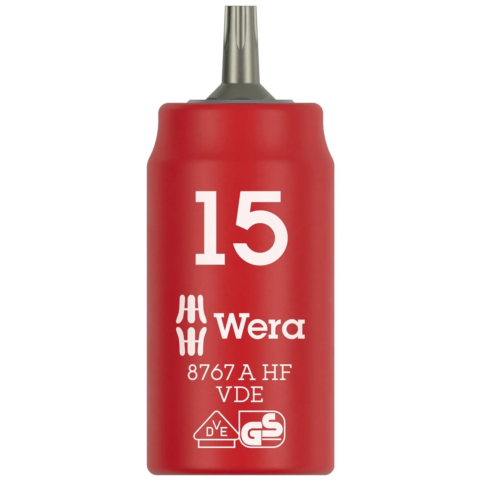 Wera VDE Zyklop Torx Bit Socket 1000V Holding Function 1/4" Drive 8767 A VDE HF TX10-TX40 - Choose Size  White Rose Tools