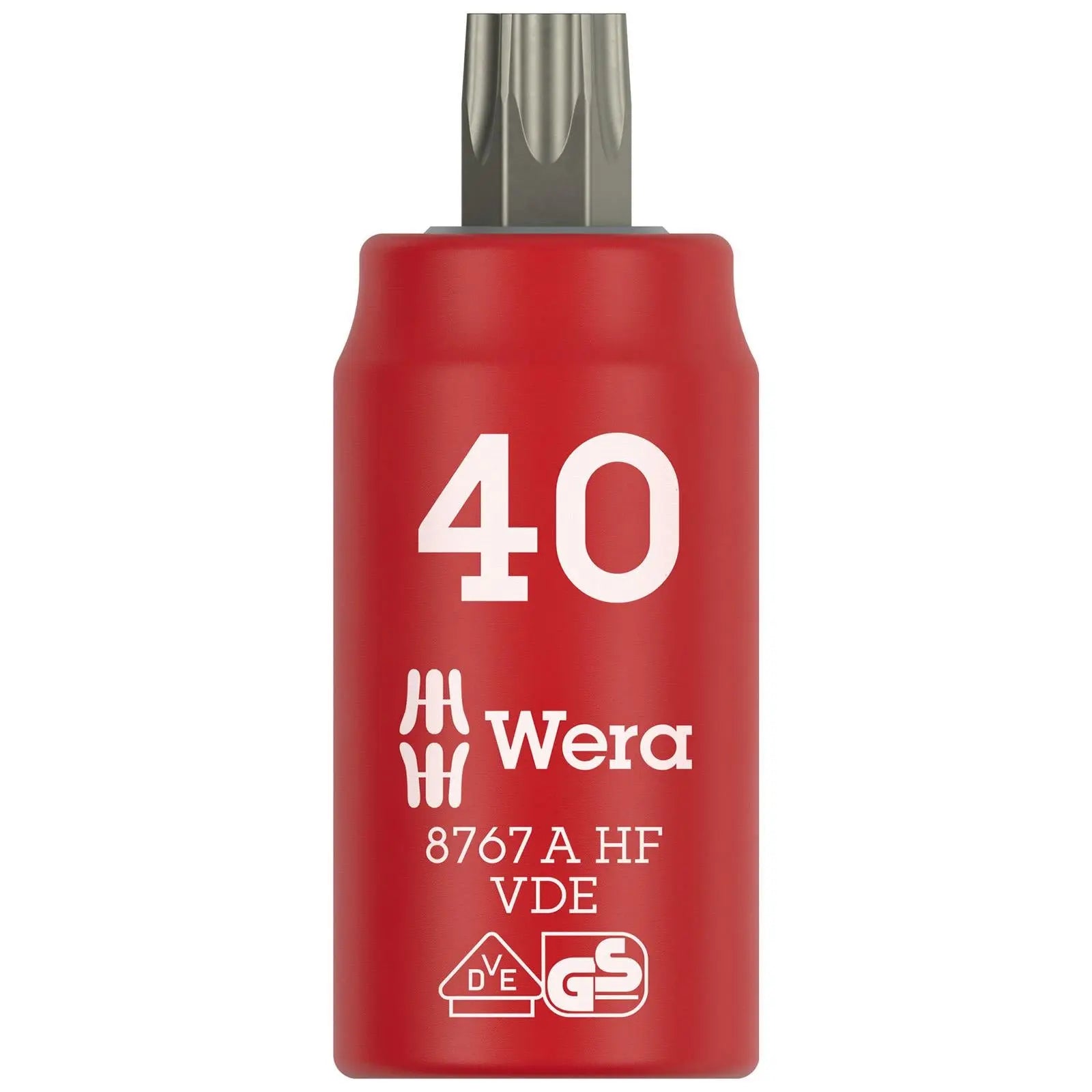 Wera VDE Zyklop Torx Bit Socket 1000V Holding Function 1/4" Drive 8767 A VDE HF TX10-TX40 - Choose Size  White Rose Tools