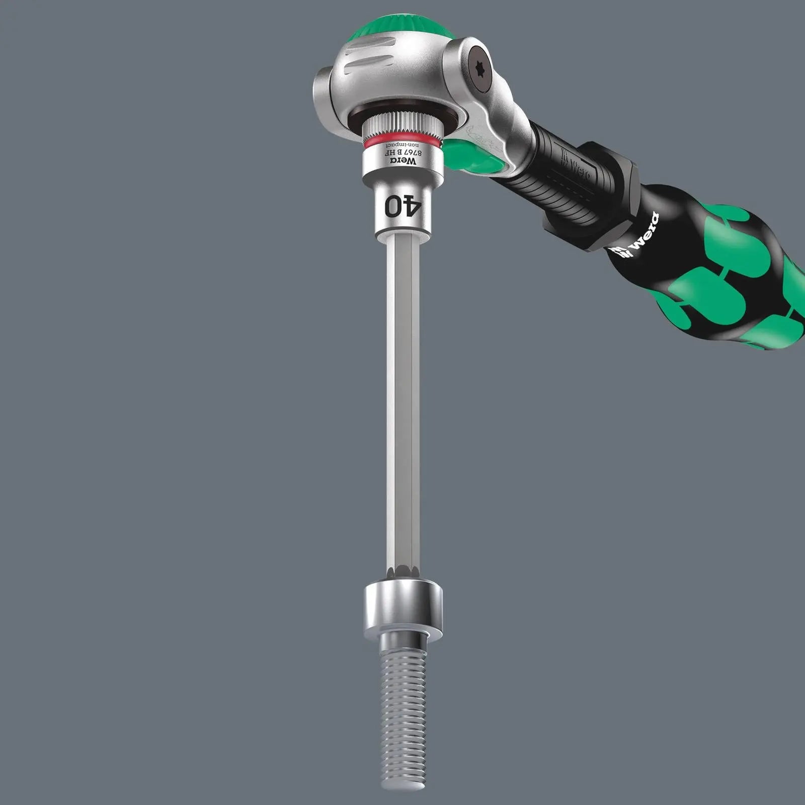 Wera Zyklop Socket Bit Set TORX HF 3/8" Drive Holding Function 8767 B TORX HF 1 6 Pieces 100/107mm Long  White Rose Tools
