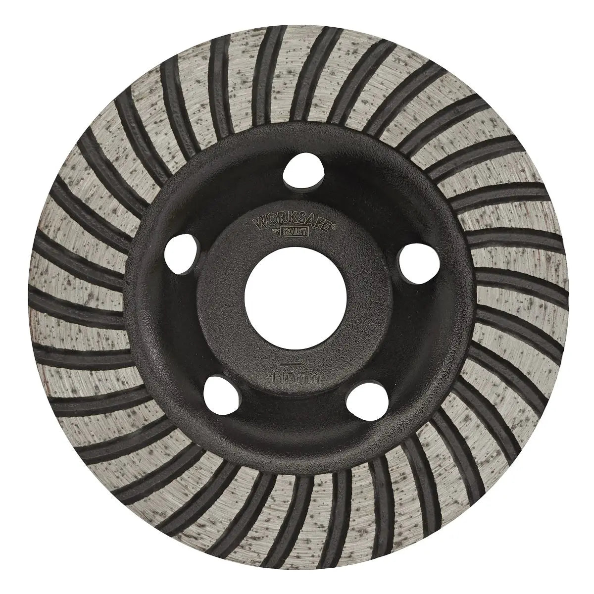 Worksafe by Sealey Concrete Grinding Head Turbo Row Ø115mm 